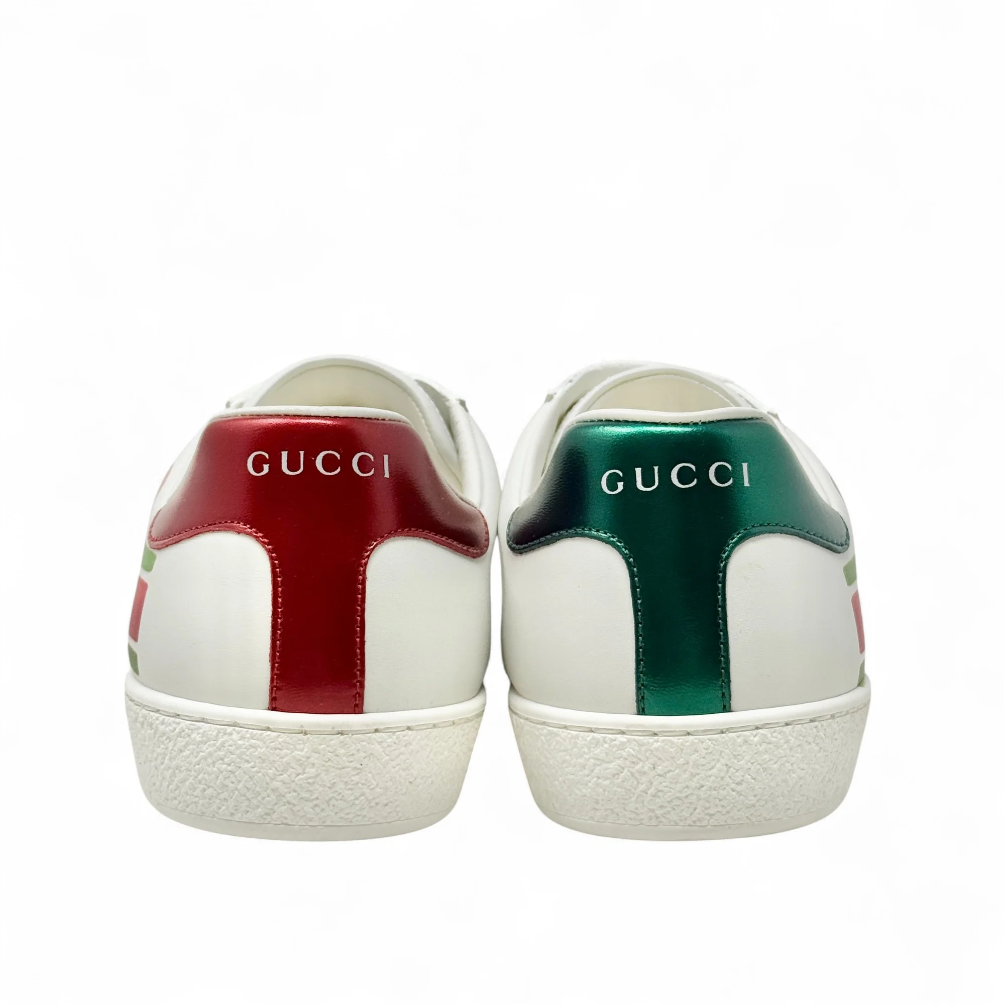 Gucci White Interlocking G Ace Sneakers 7.5 - Image 6