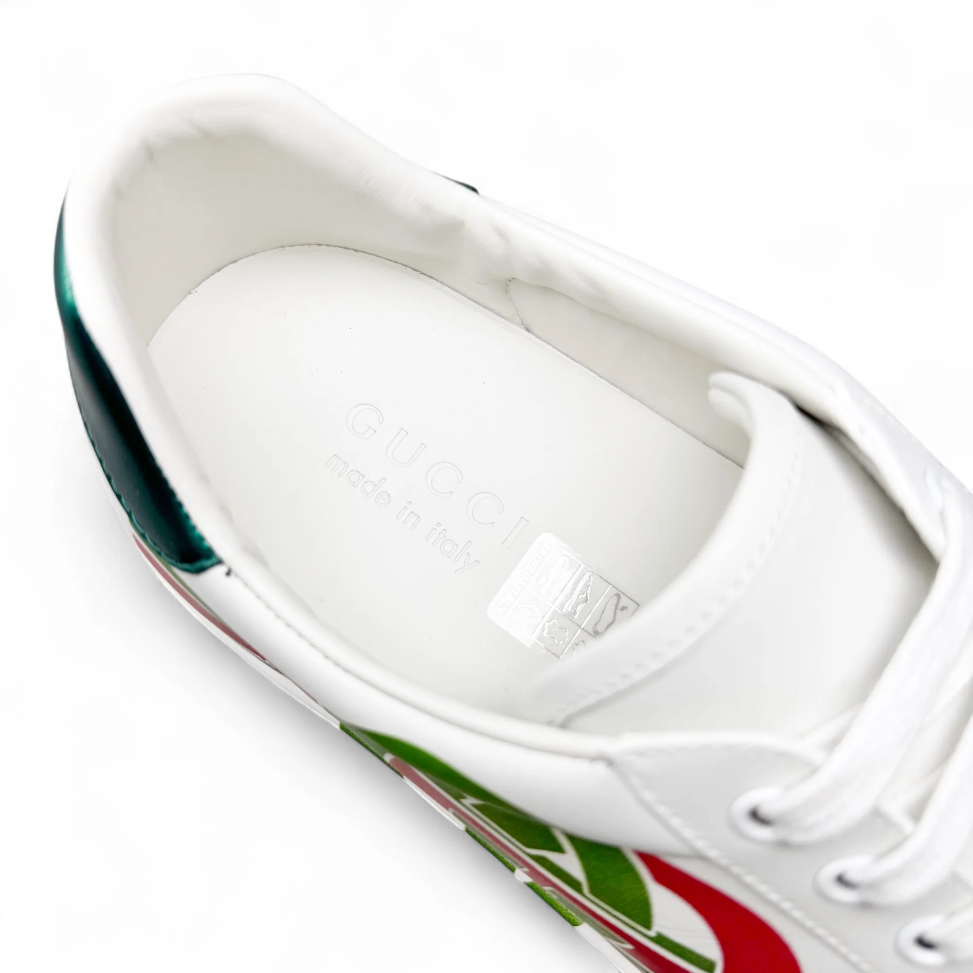 Gucci White Interlocking G Ace Sneakers 7.5 - Image 8