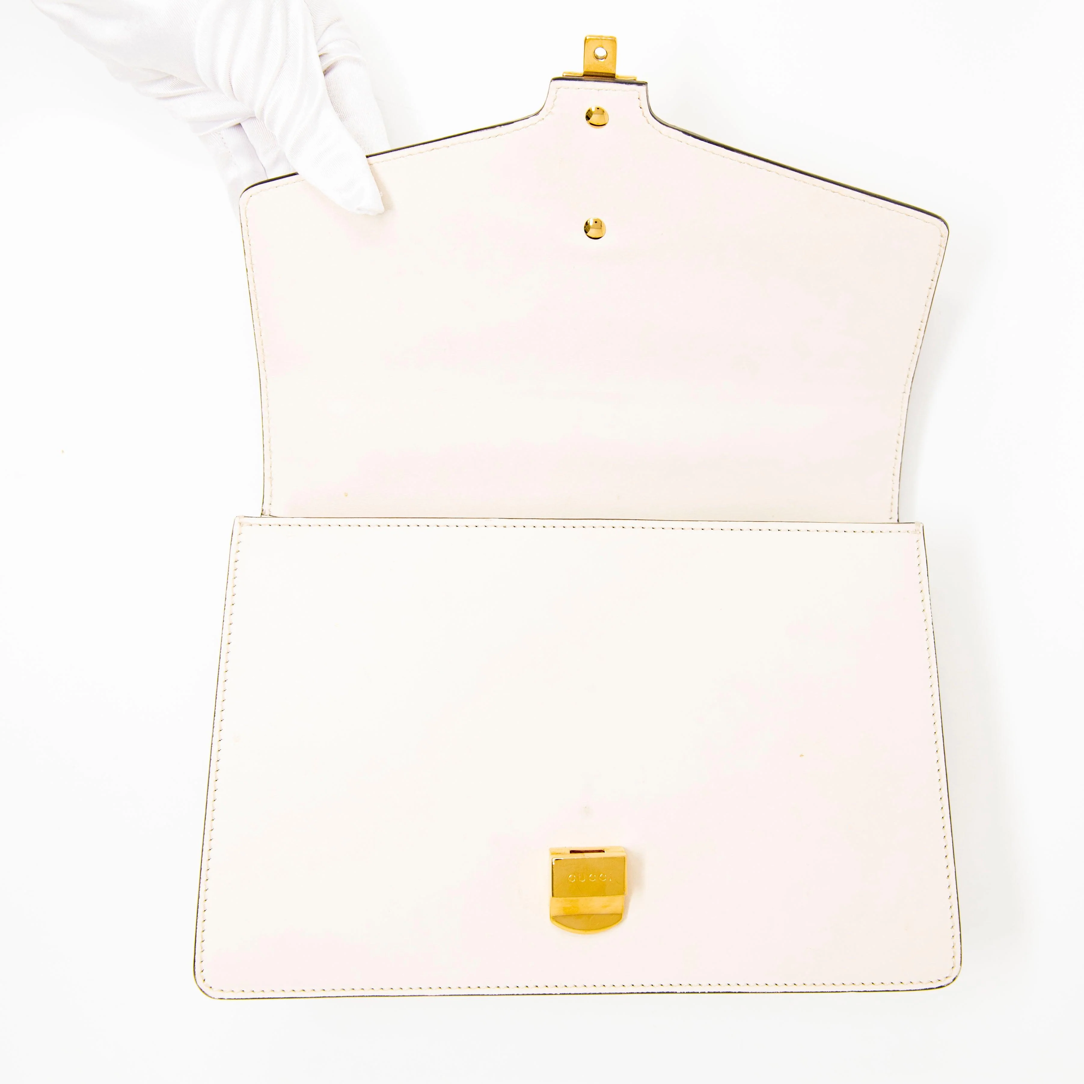 Gucci White Small Sylvie Bag - Image 11
