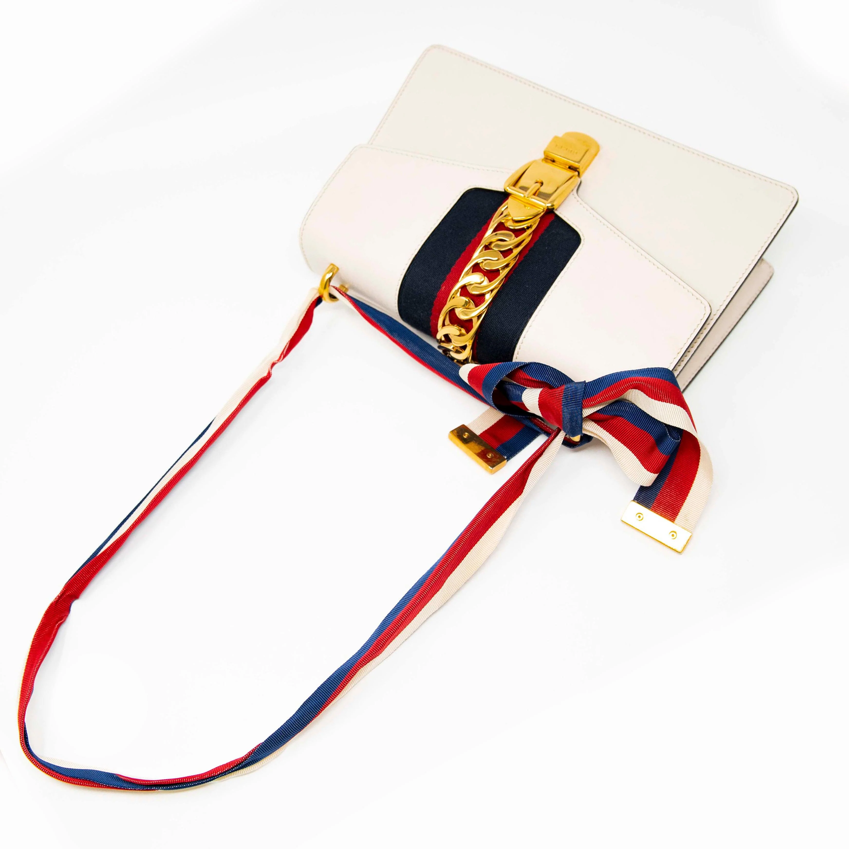 Gucci White Small Sylvie Bag - Image 16