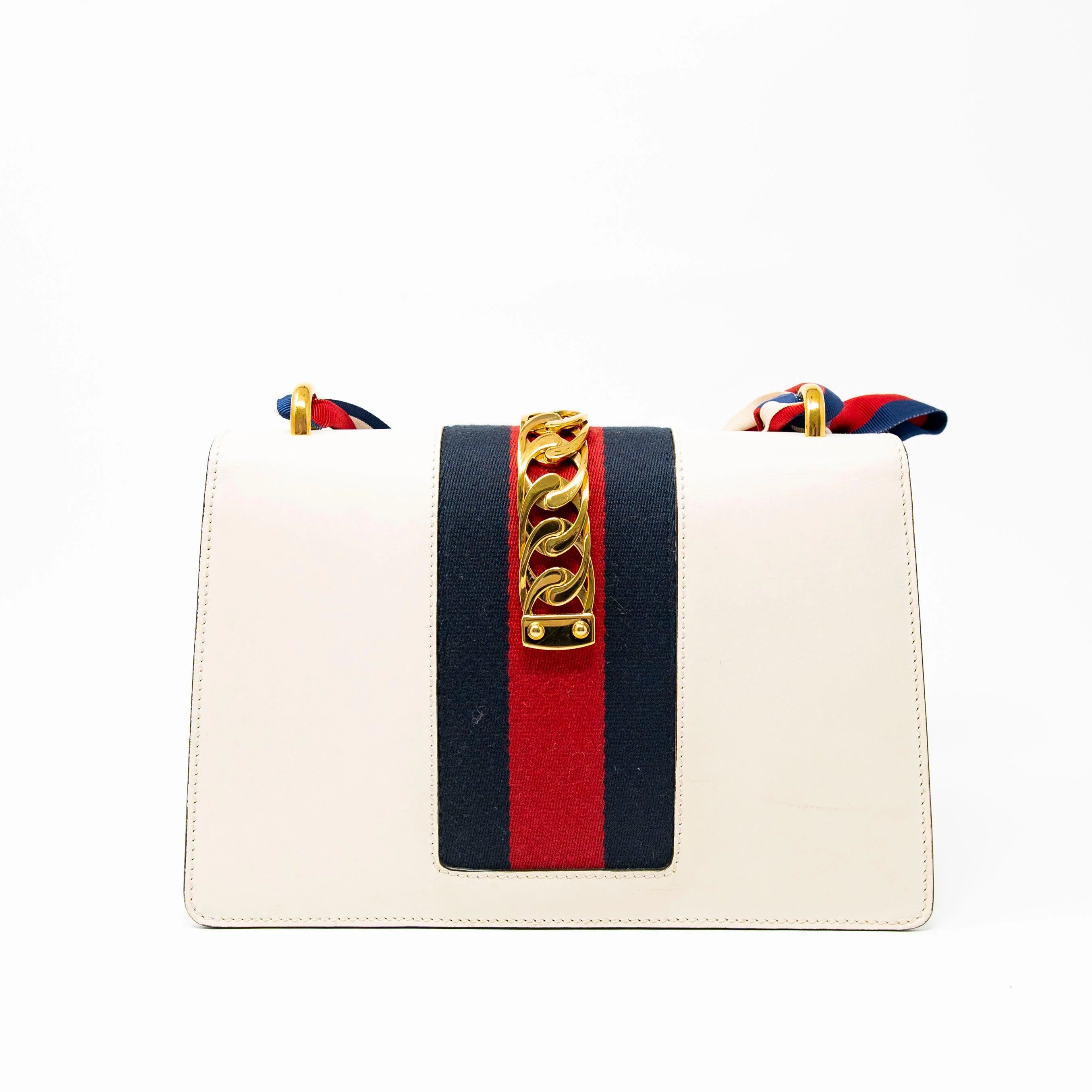 Gucci White Small Sylvie Bag - Image 3