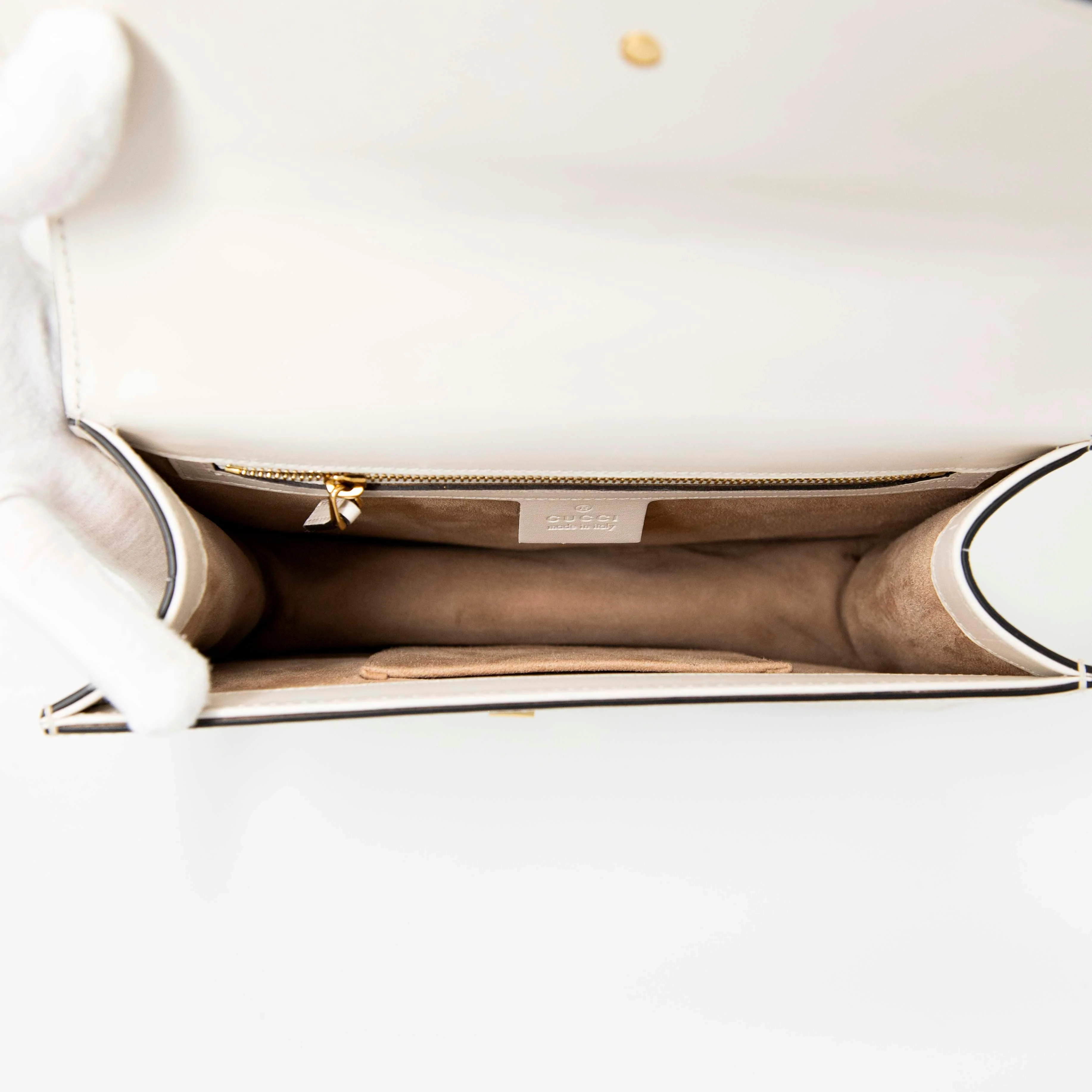 Gucci White Small Sylvie Bag - Image 10