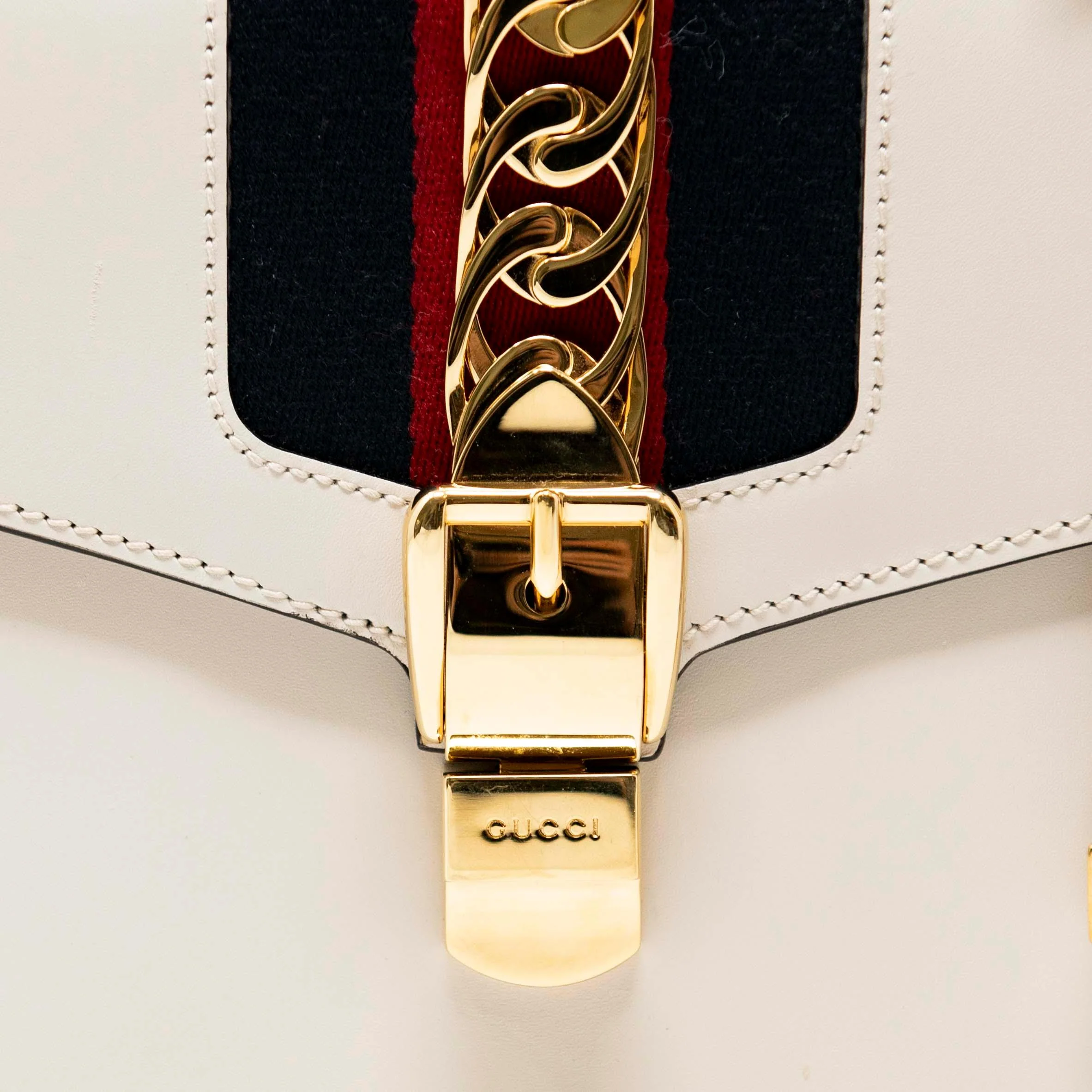 Gucci White Small Sylvie Bag - Image 11