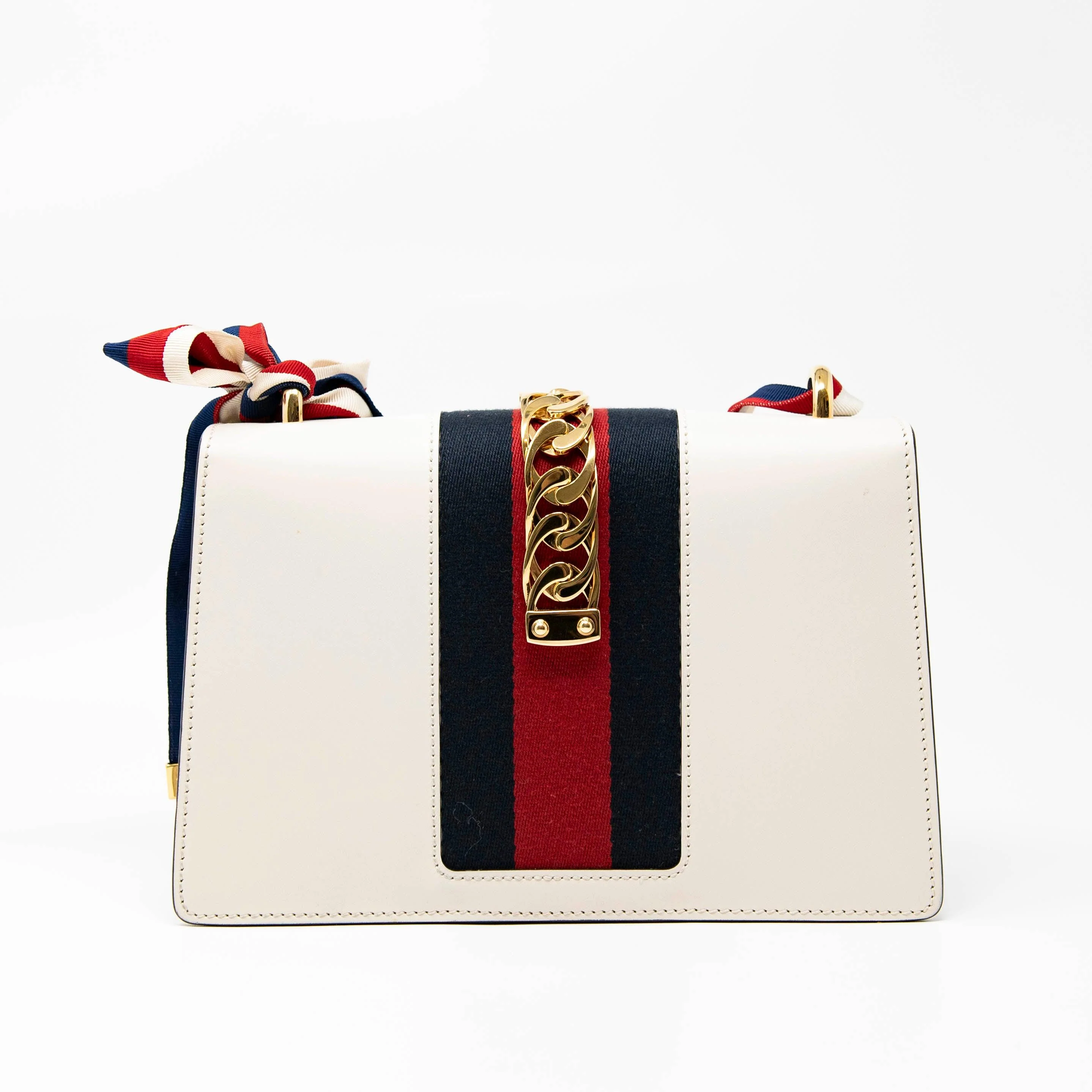 Gucci White Small Sylvie Bag - Image 3