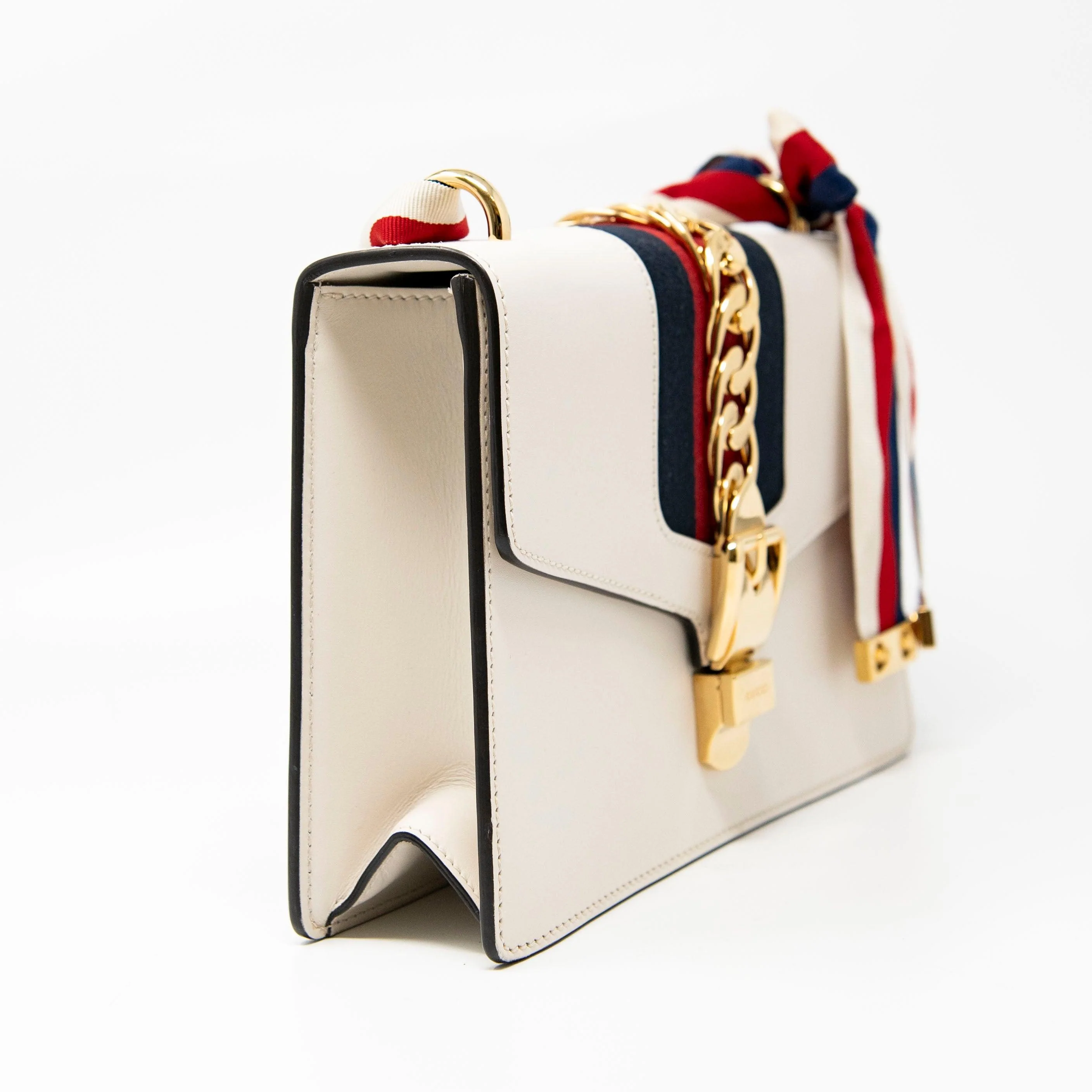 Gucci White Small Sylvie Bag - Image 4