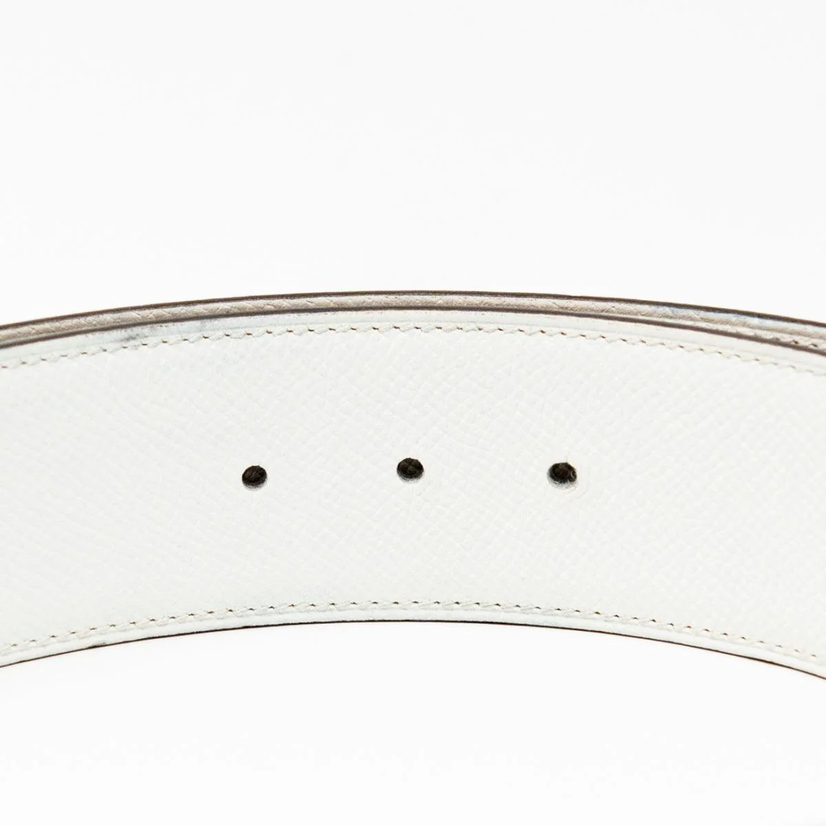 Hermes Blanc Epsom Constance Belt 75 - Image 4
