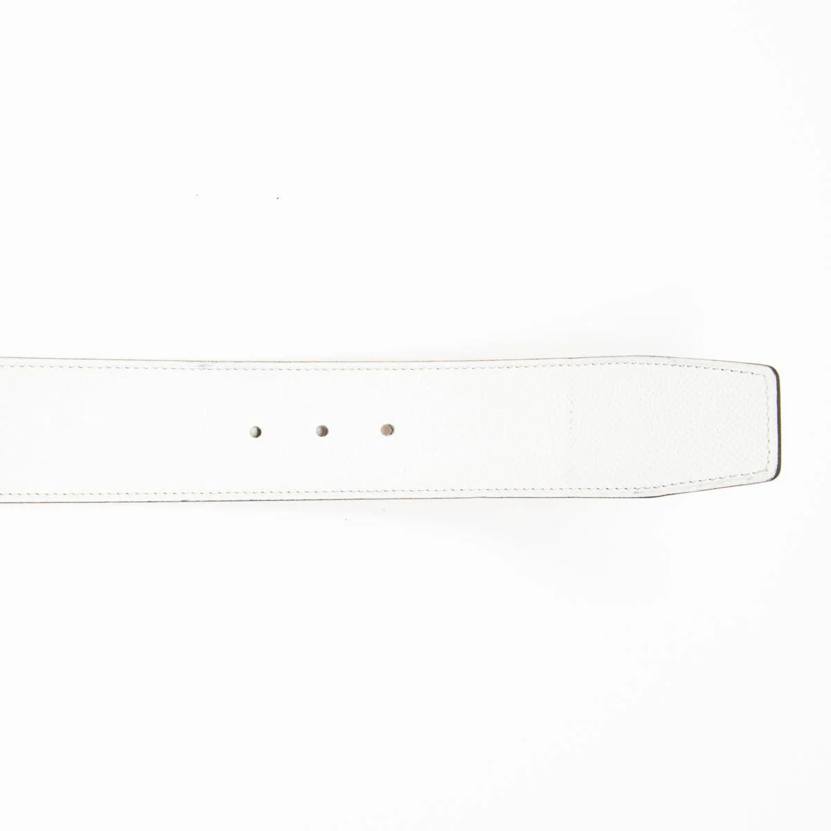 Hermes Blanc Epsom Constance Belt 75 - Image 5