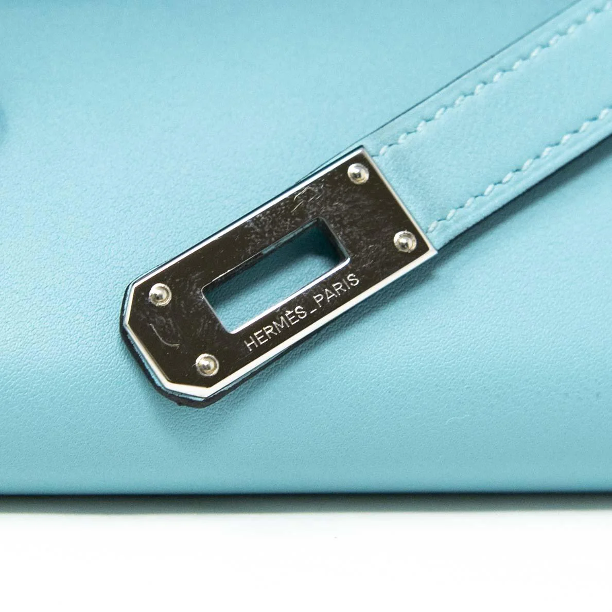 Hermes Bleu Atoll Swift Kelly Ghillies Wallet - Image 8