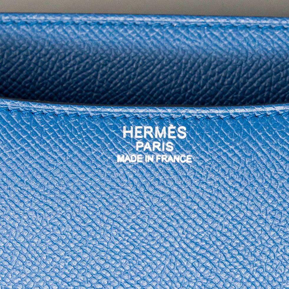 Hermes Blue Agate Epsom Constance 24 - Image 13