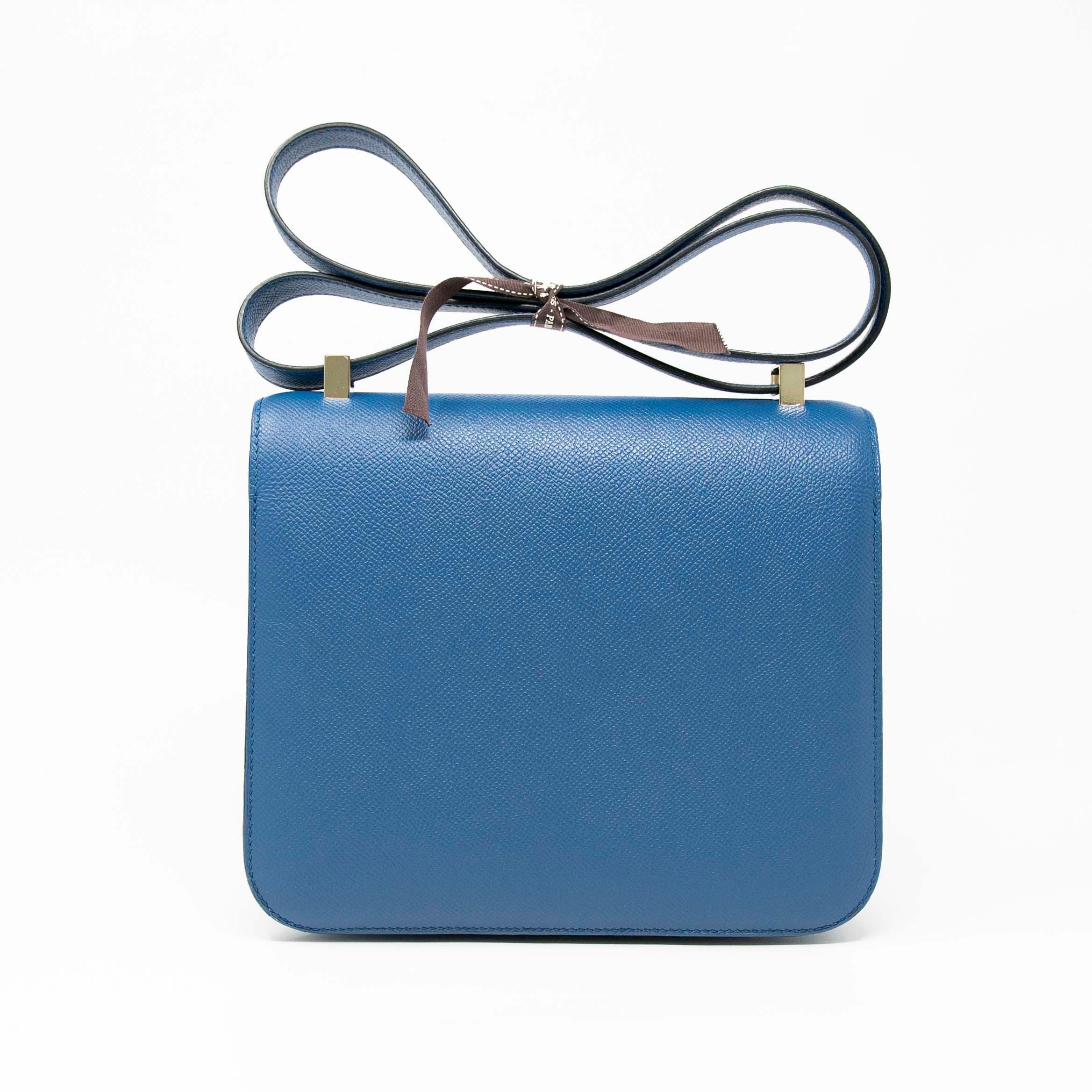 Hermes Blue Agate Epsom Constance 24 - Image 3