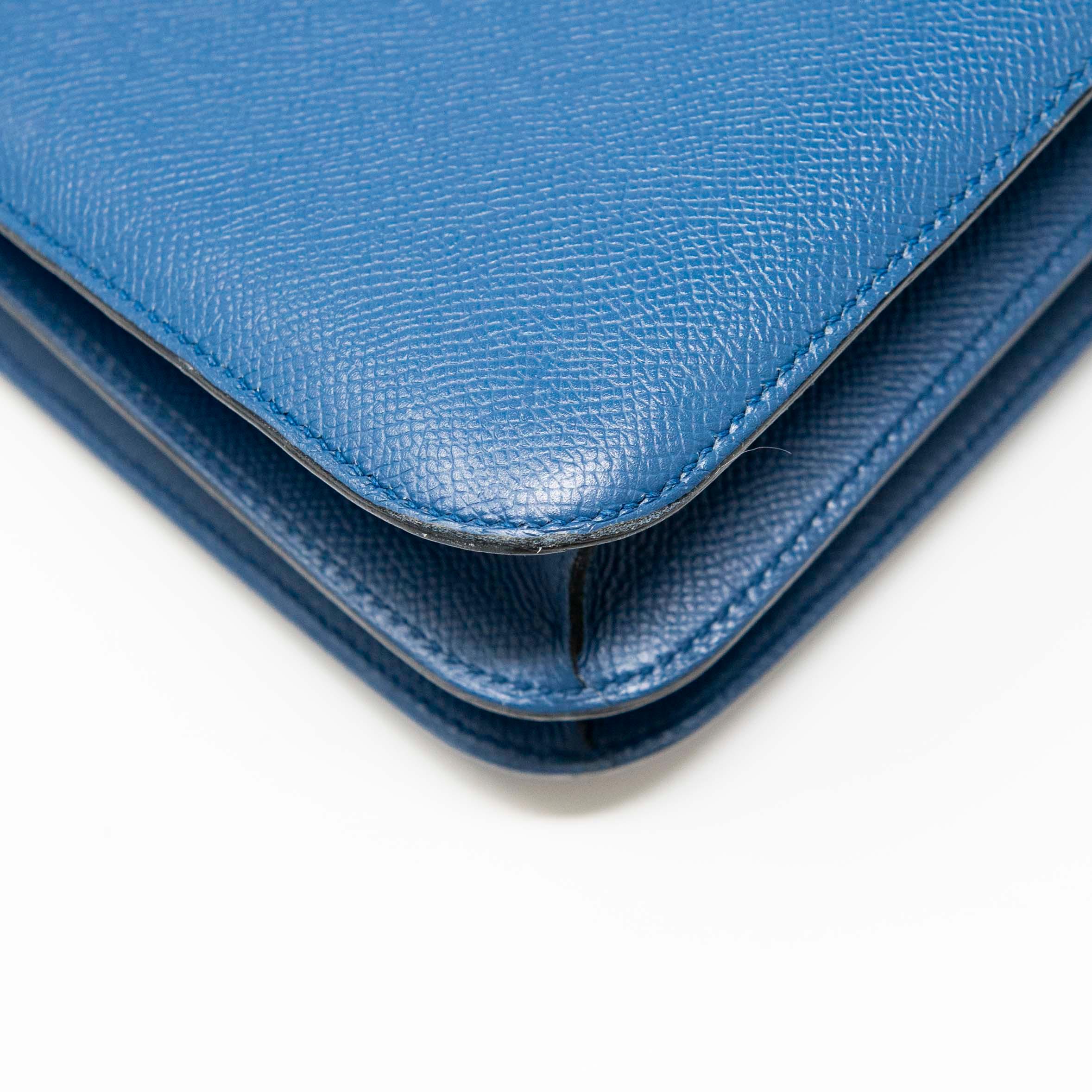 Hermes Blue Agate Epsom Constance 24 - Image 8