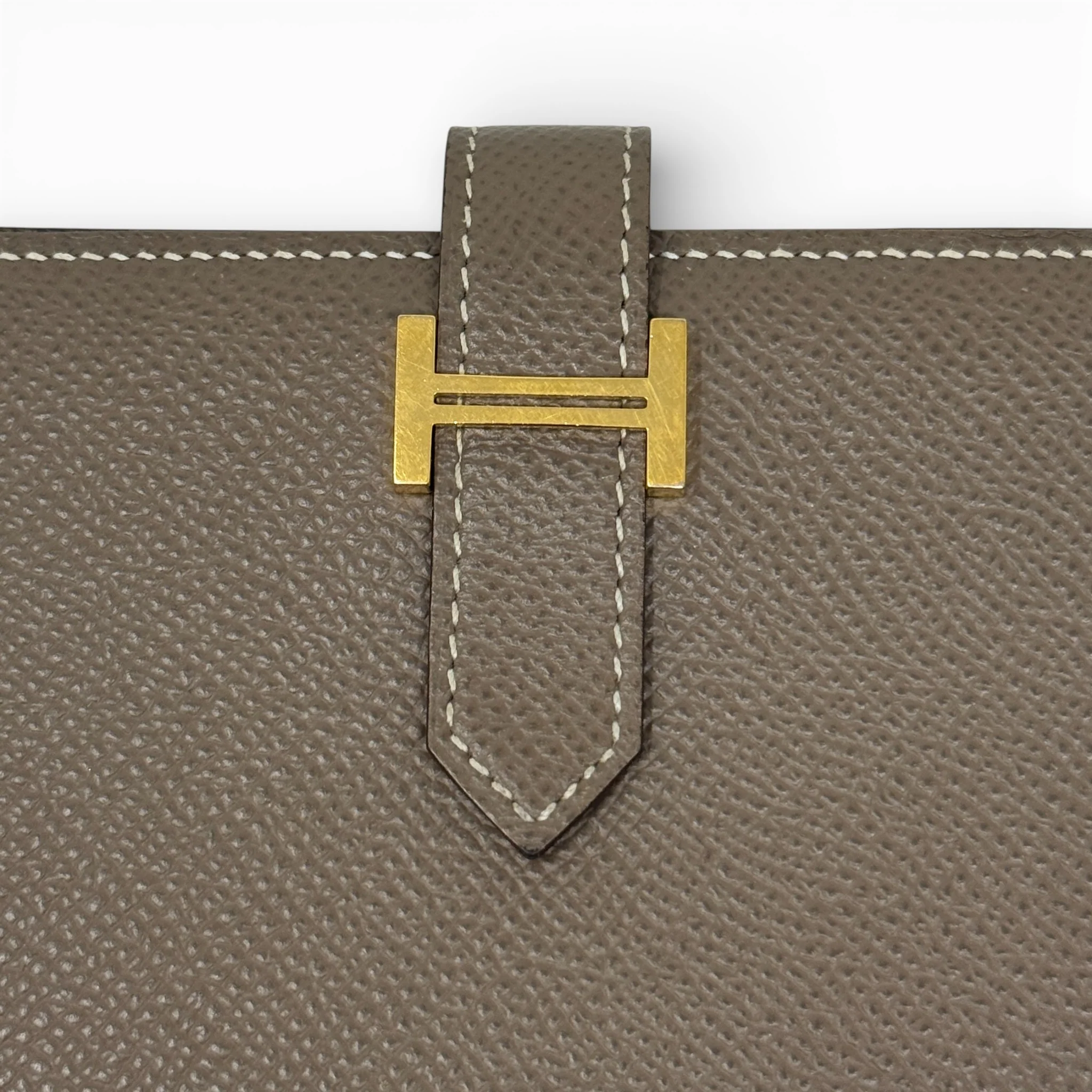 Hermes Etoupe Epsom Bearn Wallet - Image 7