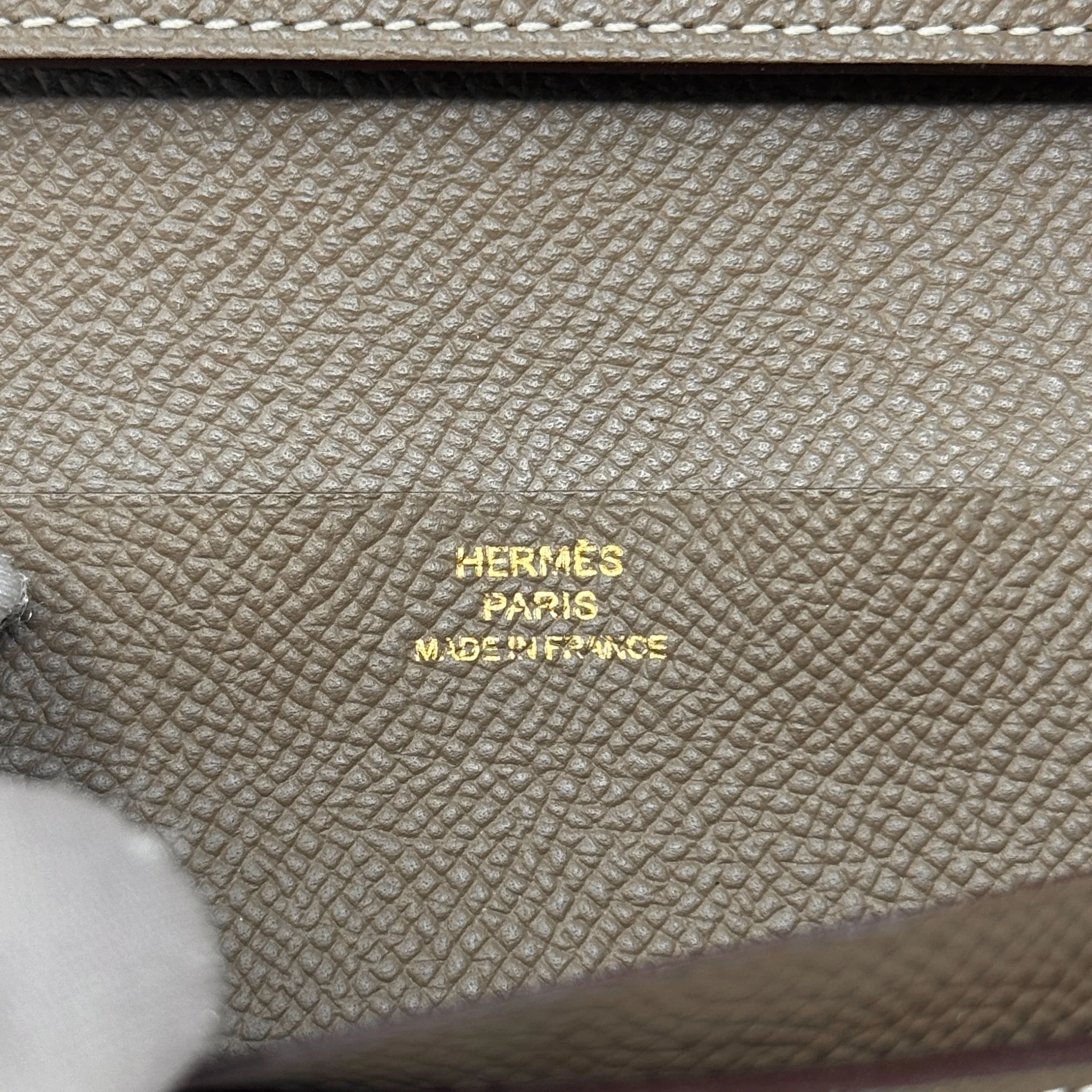 Hermes Etoupe Epsom Bearn Wallet - Image 9