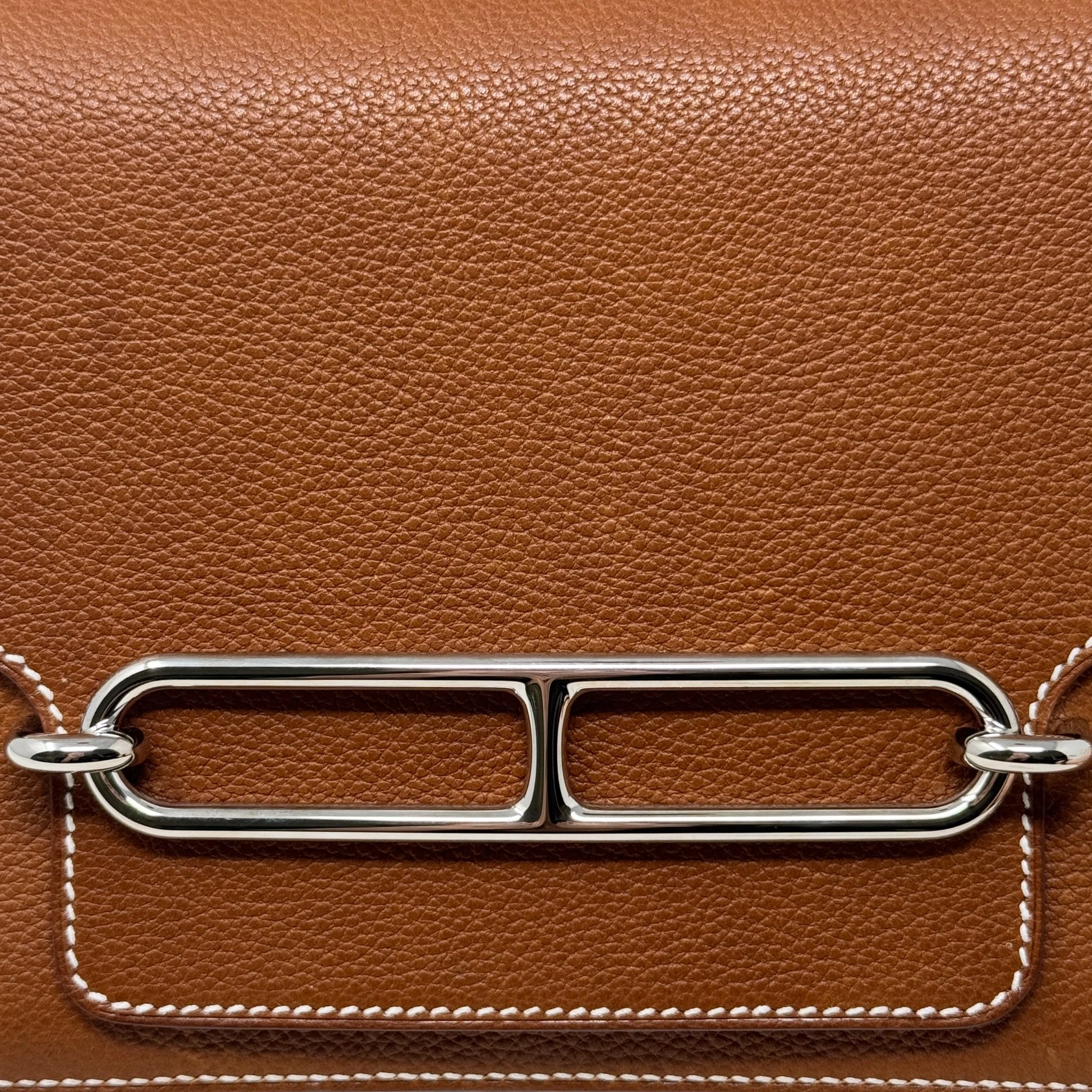 Hermes Fauve Barenia Faubourg Mini Roulis - Image 10