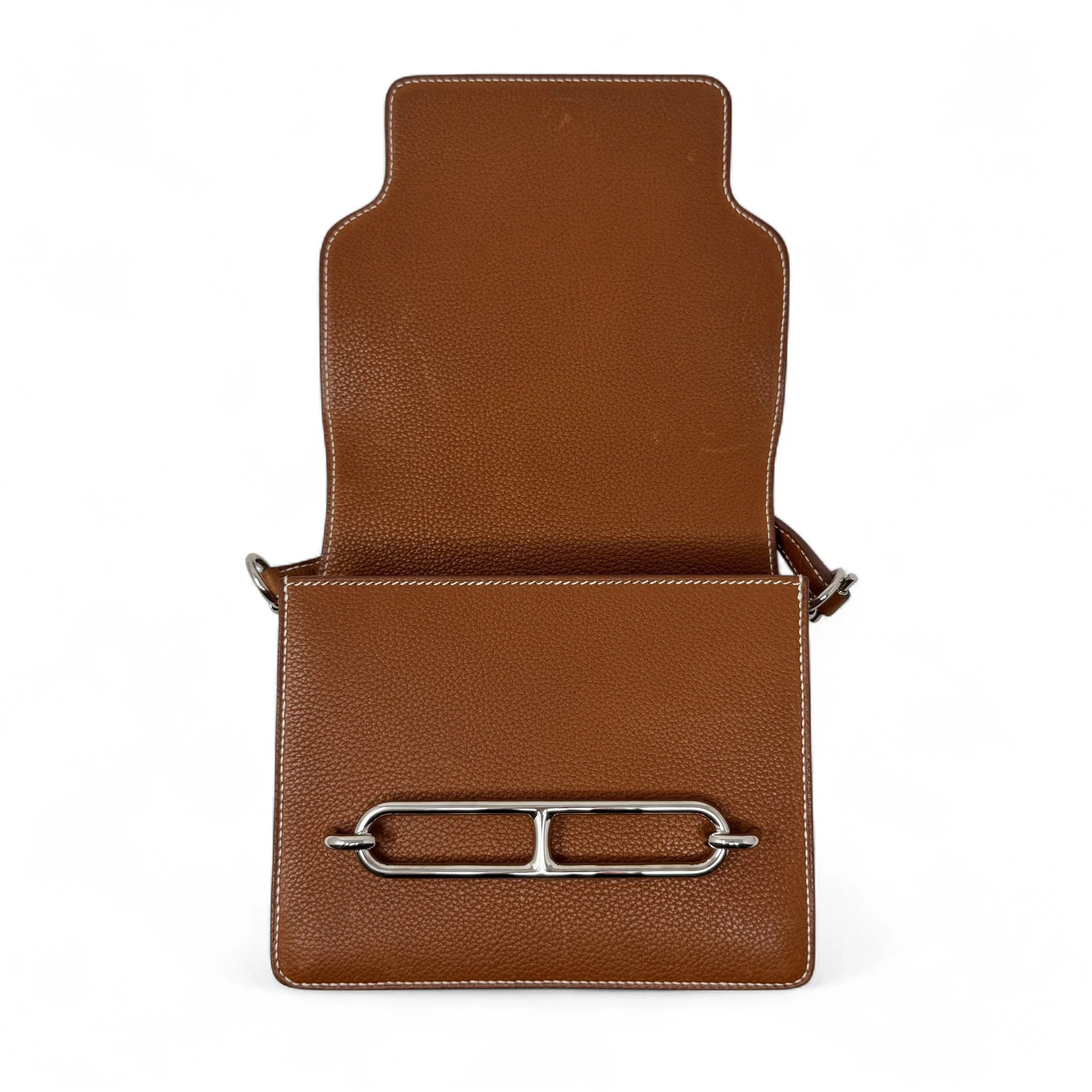 Hermes Fauve Barenia Faubourg Mini Roulis - Image 11
