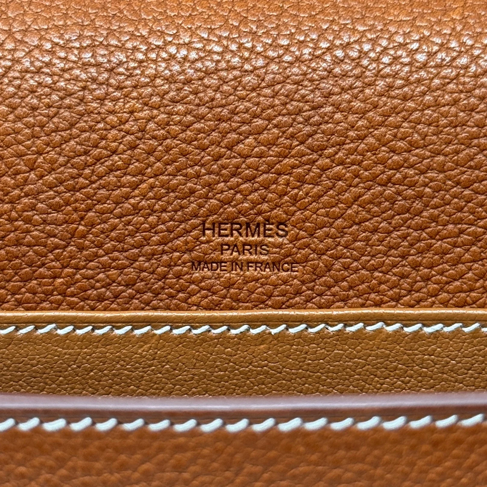 Hermes Fauve Barenia Faubourg Mini Roulis - Image 13