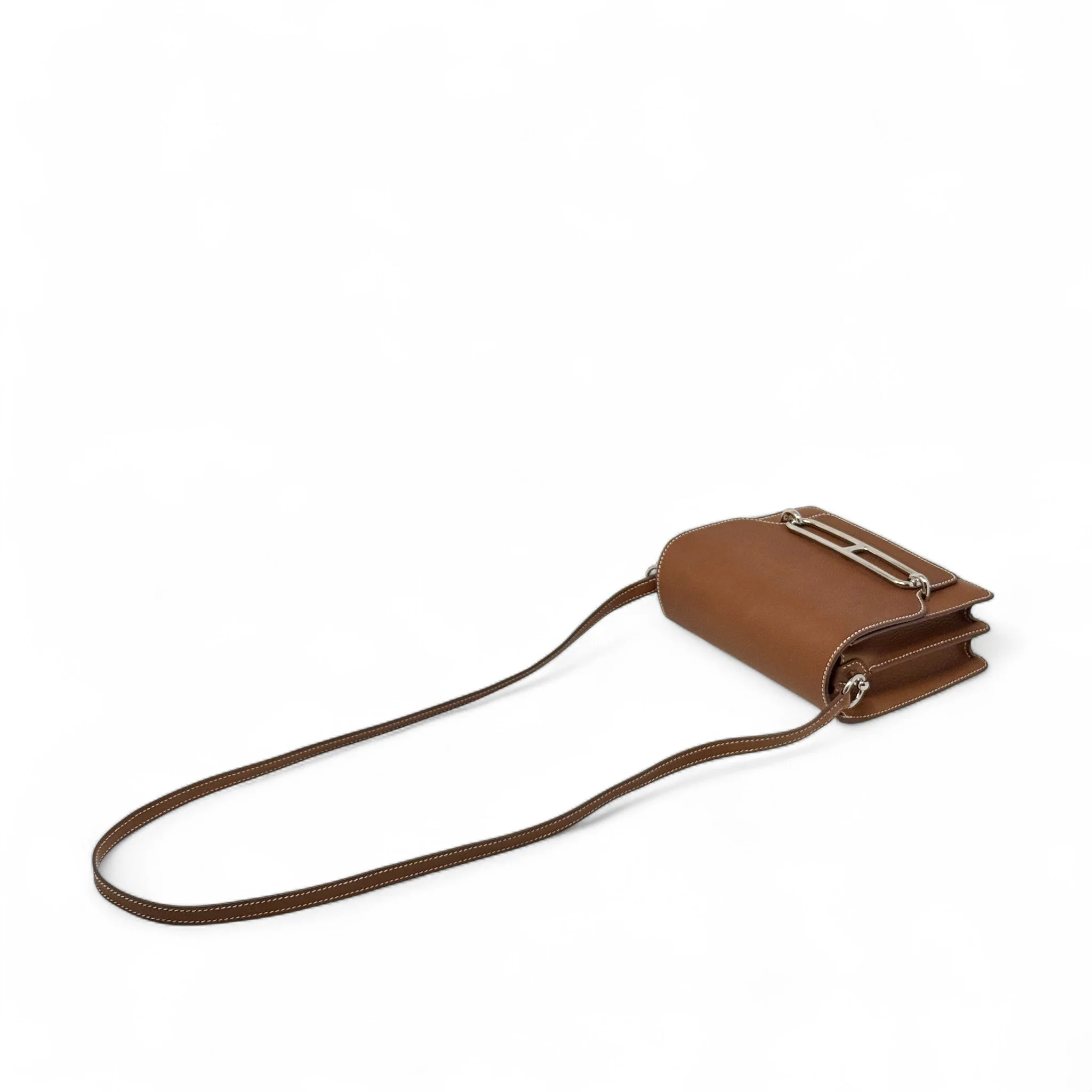 Hermes Fauve Barenia Faubourg Mini Roulis - Image 14