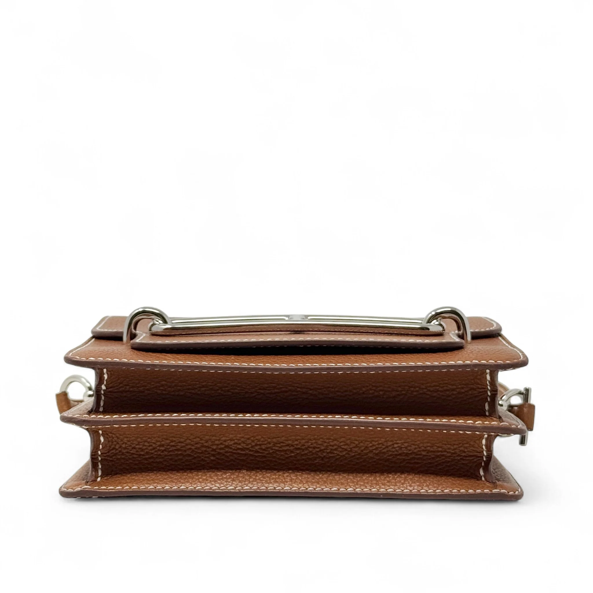 Hermes Fauve Barenia Faubourg Mini Roulis - Image 5