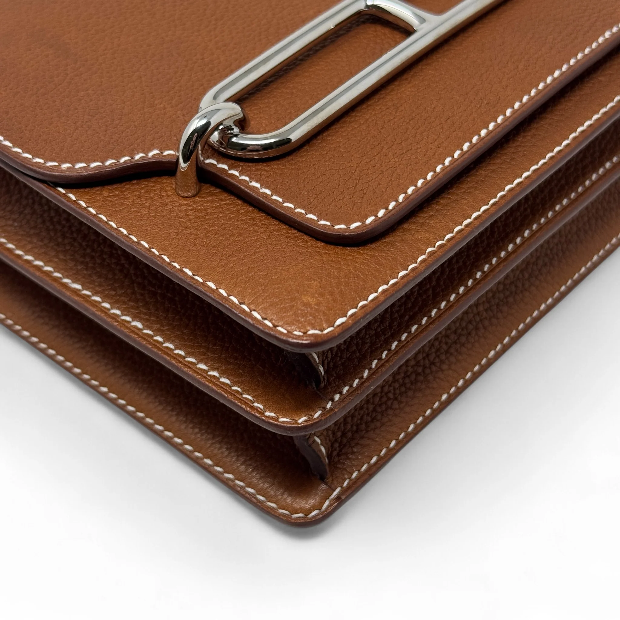 Hermes Fauve Barenia Faubourg Mini Roulis - Image 7