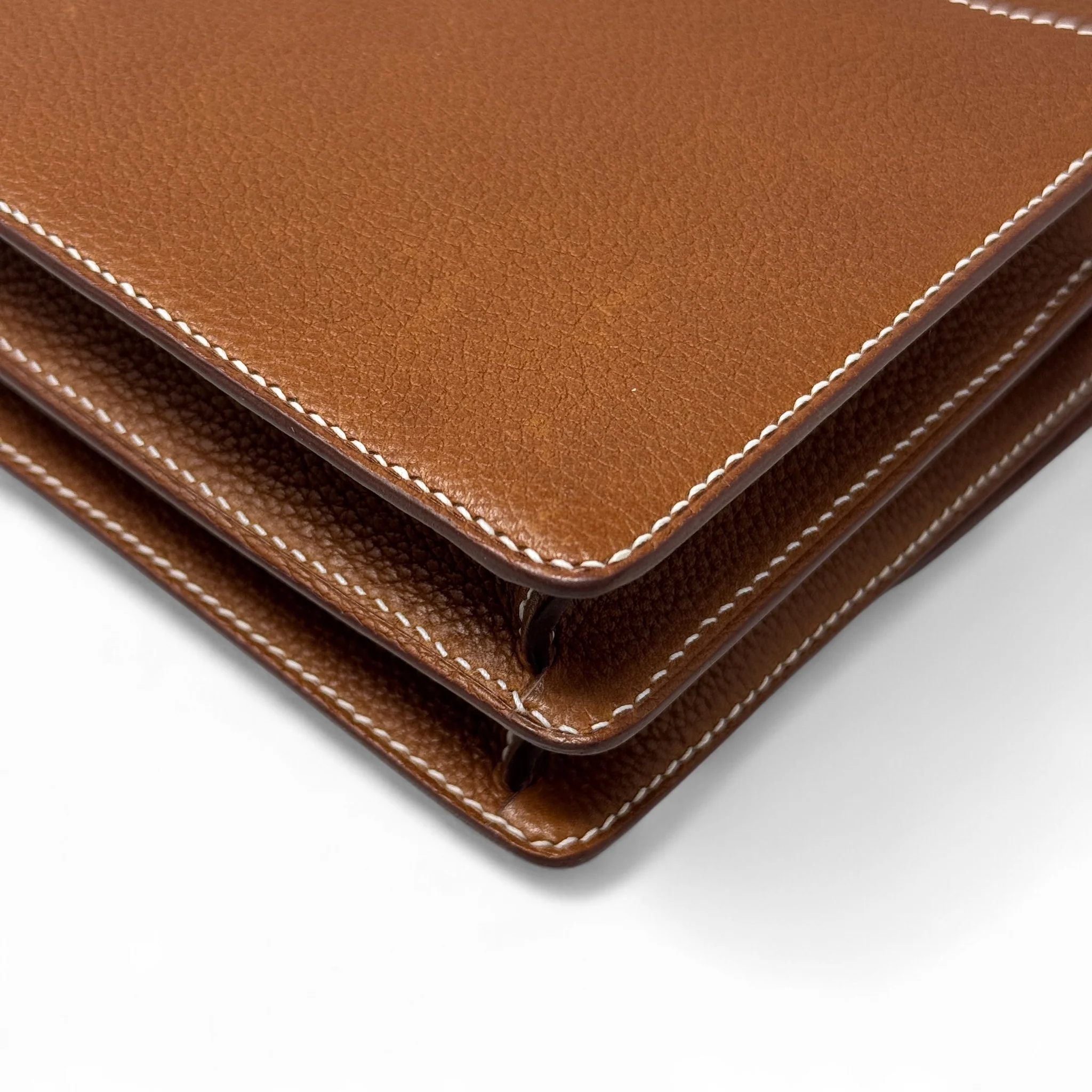 Hermes Fauve Barenia Faubourg Mini Roulis - Image 8