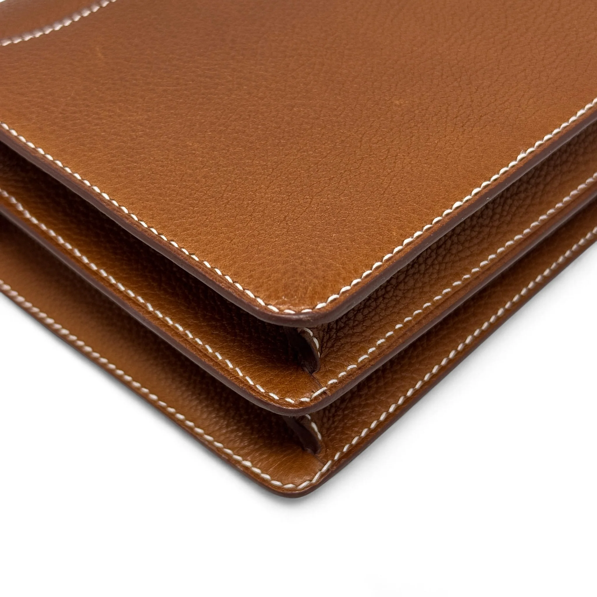 Hermes Fauve Barenia Faubourg Mini Roulis - Image 9