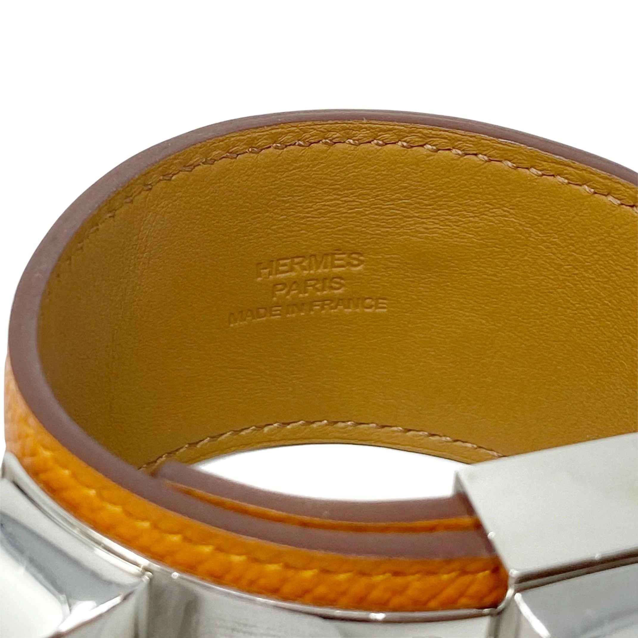 Hermes Feu Epsom Collier De Chien Bracelet S - Image 3