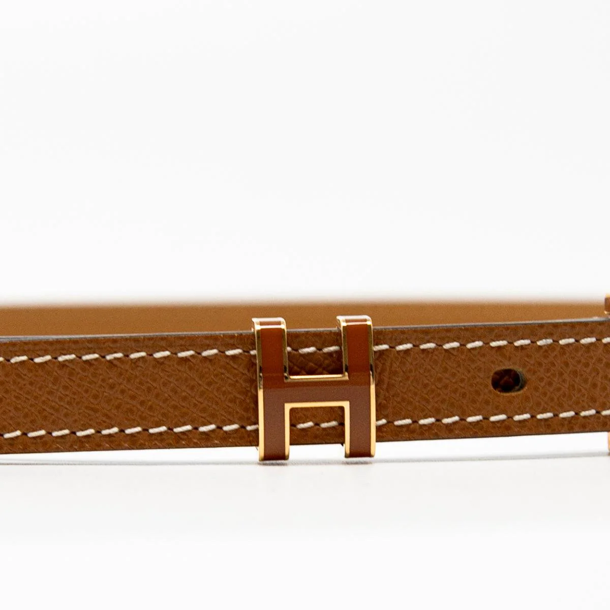 Hermes Gold Epsom Pop H Belt 70 - Image 3