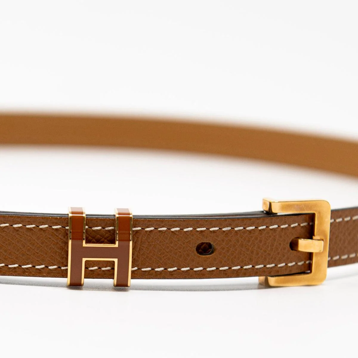 Hermes Gold Epsom Pop H Belt 70 - Image 4