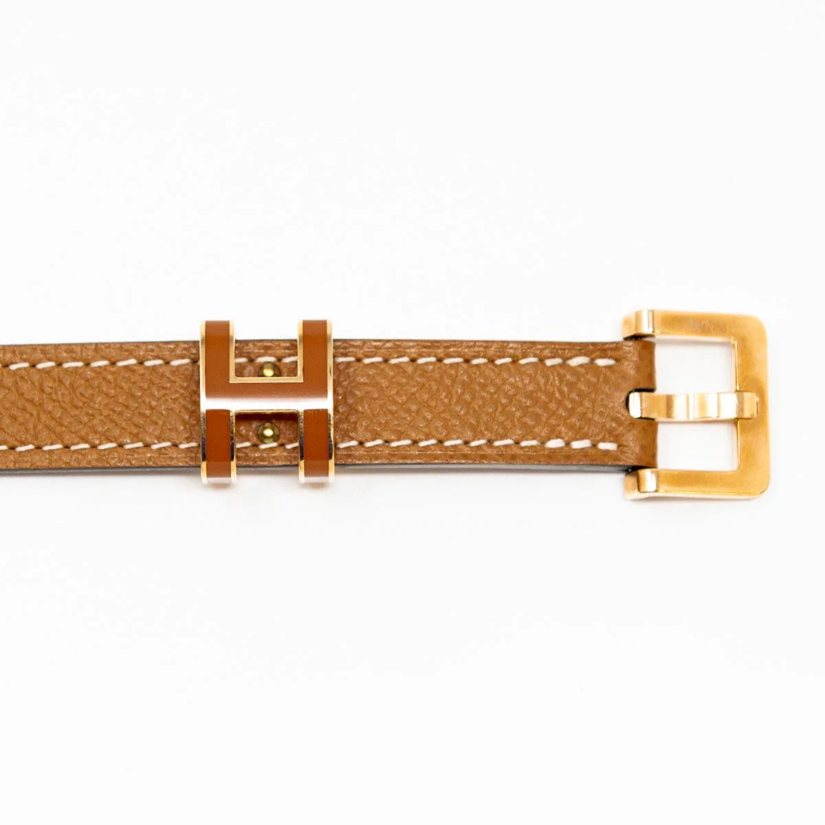 Hermes Gold Epsom Pop H Belt 70 - Image 5
