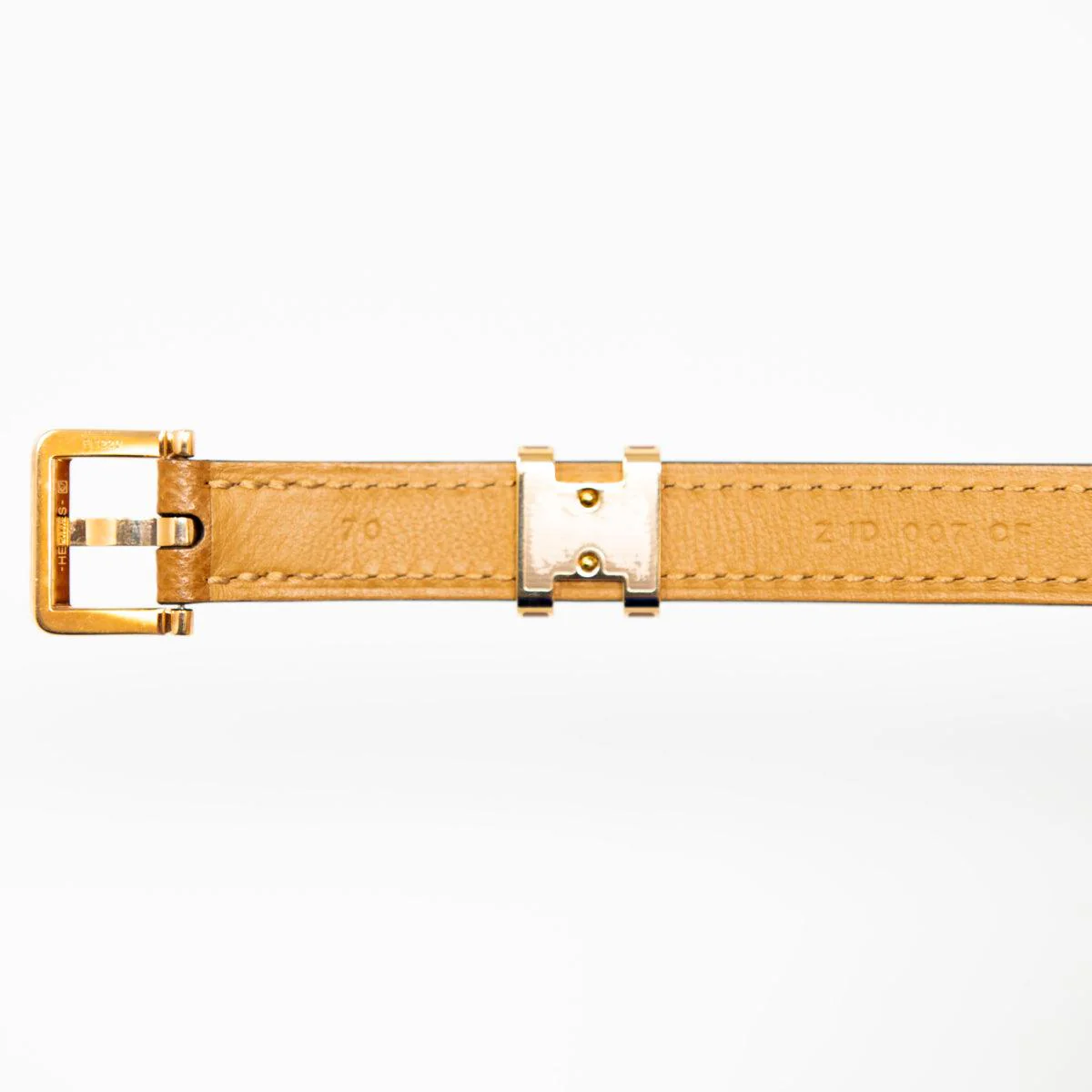 Hermes Gold Epsom Pop H Belt 70 - Image 6