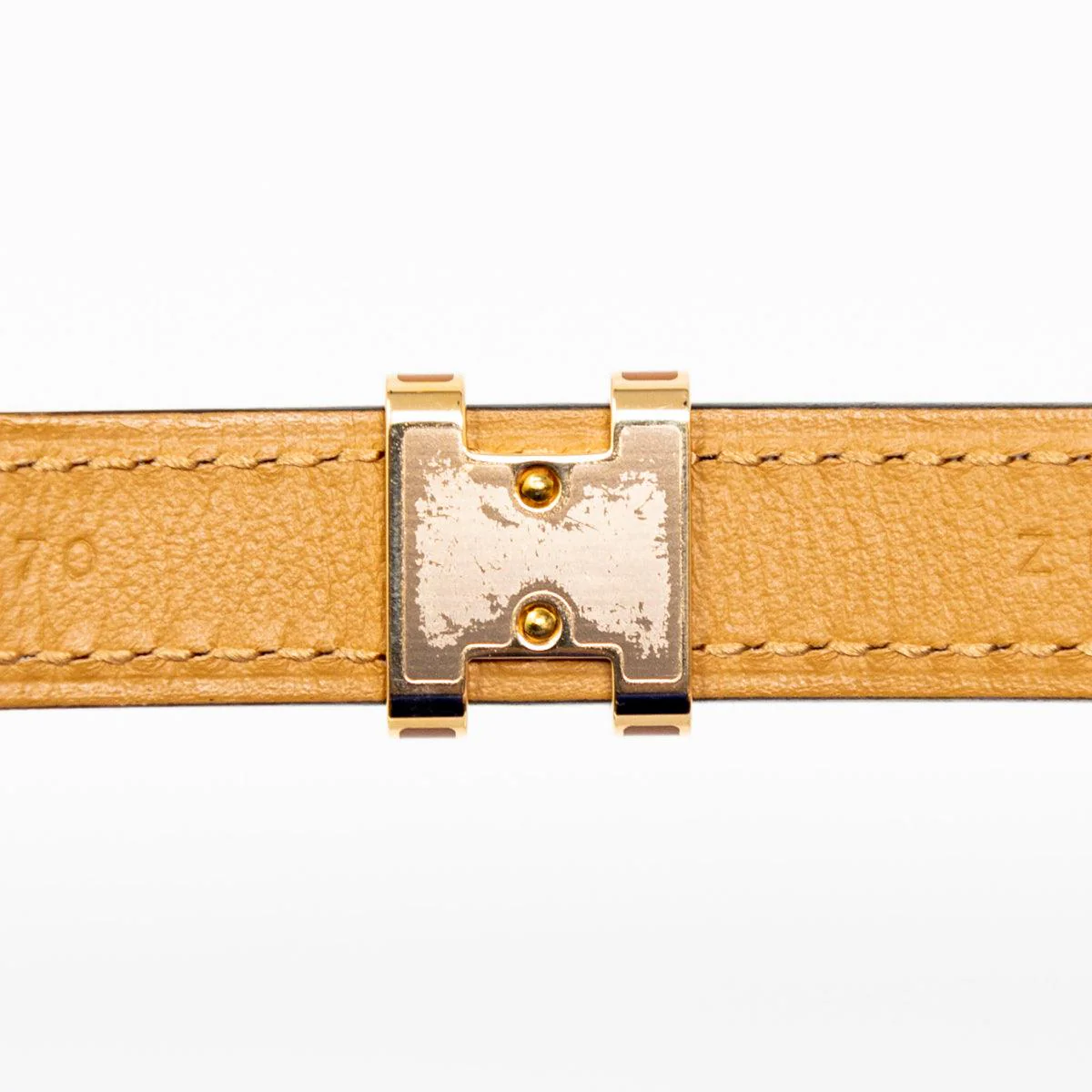 Hermes Gold Epsom Pop H Belt 70 - Image 7