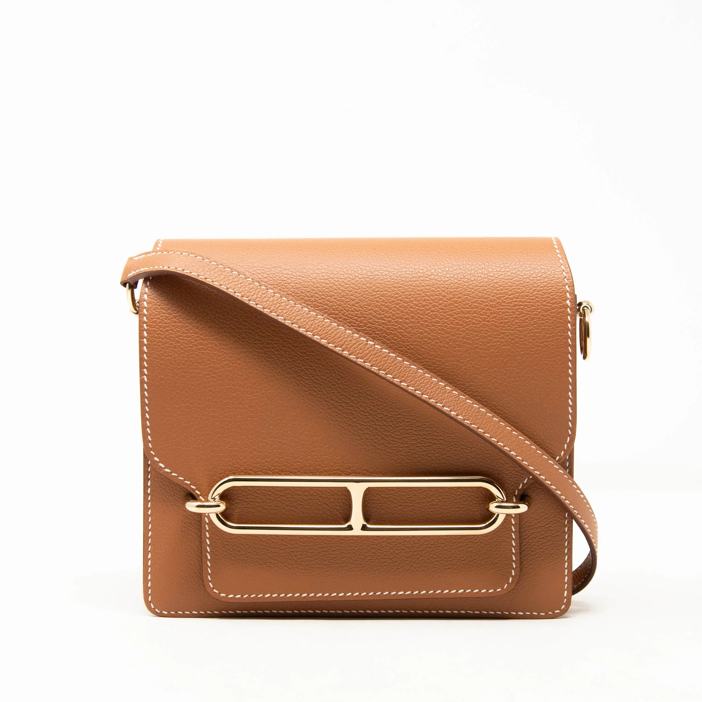Hermes Gold Evercolor Mini Roulis 18