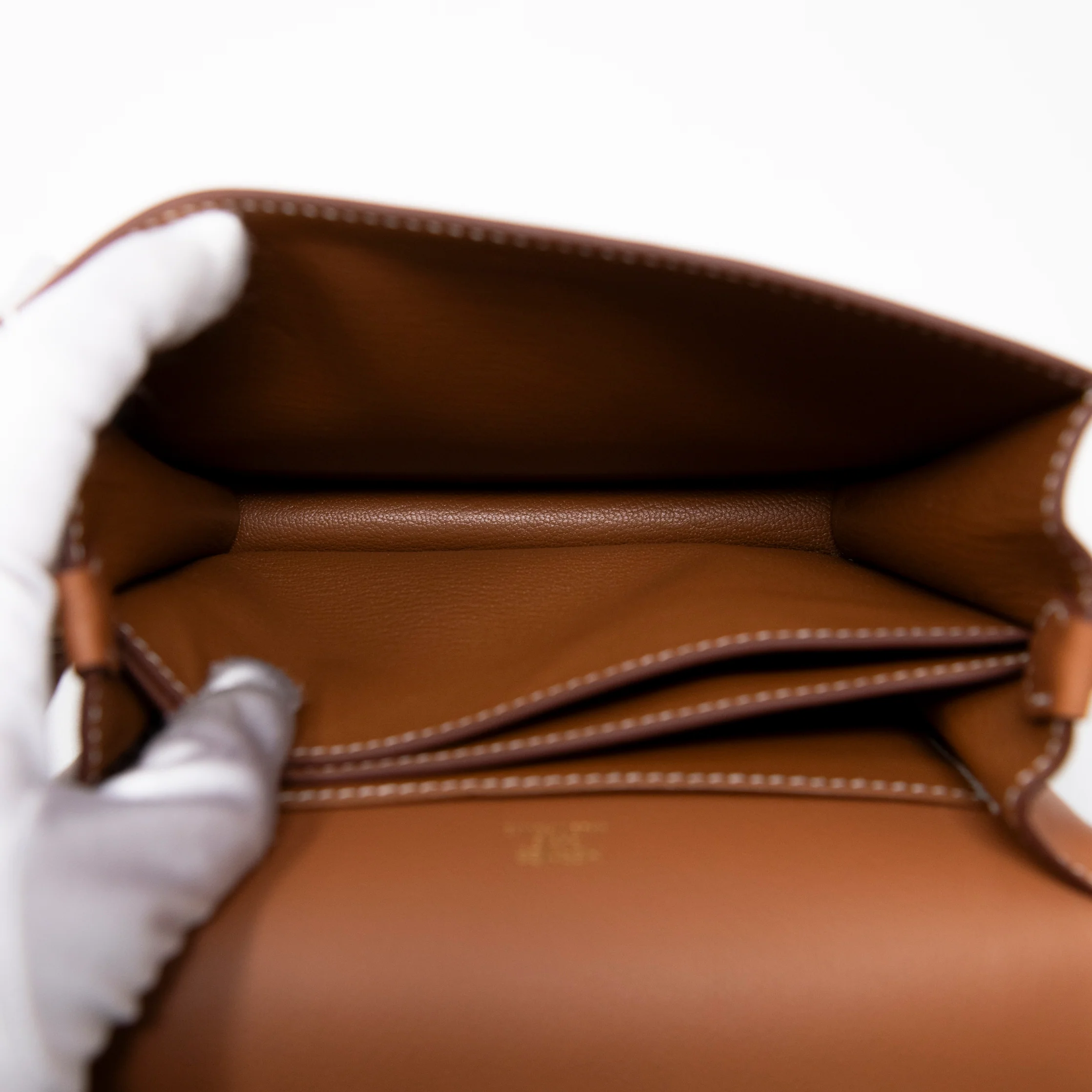 Hermes Gold Evercolor Mini Roulis 18 - Image 11