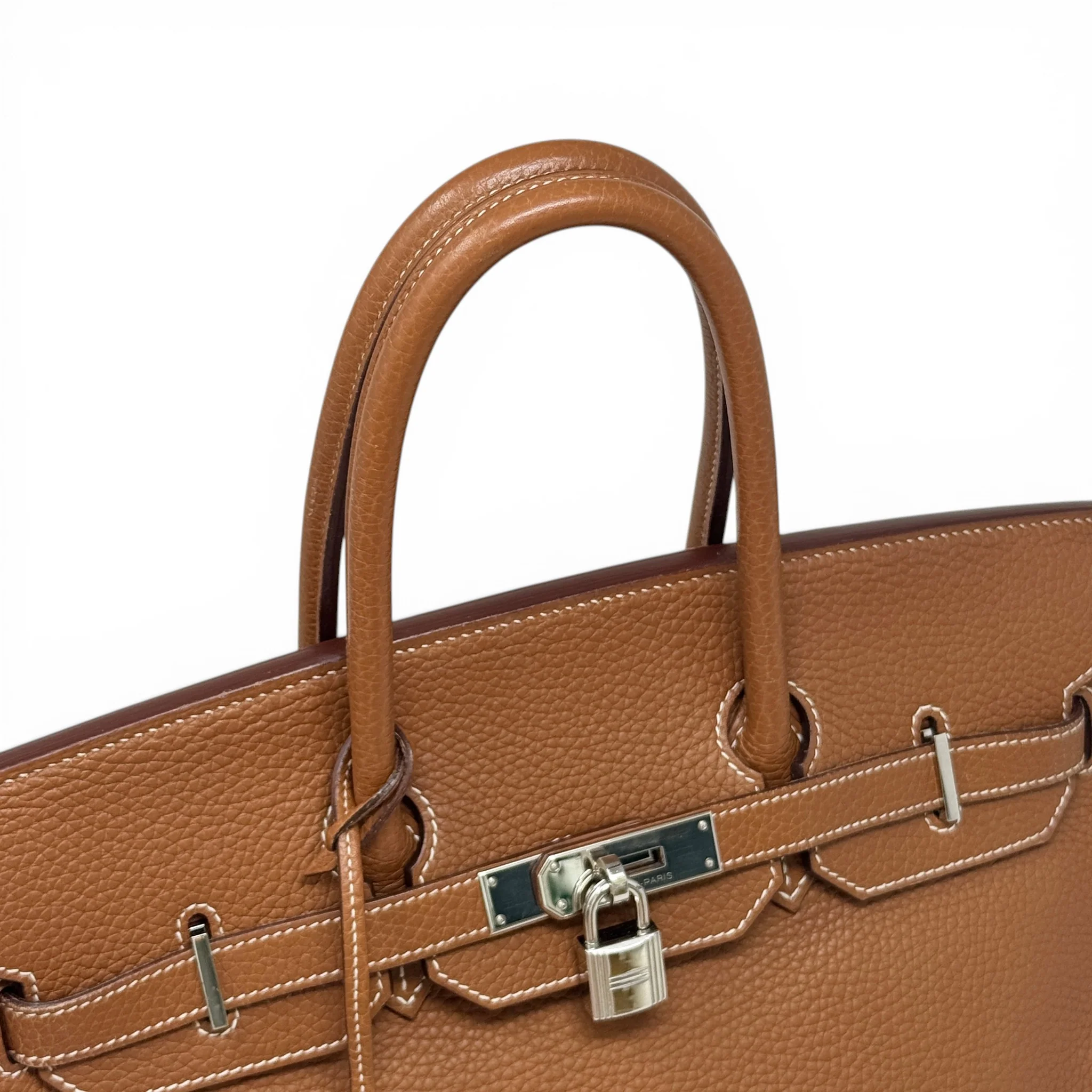 Hermes Gold Togo Birkin 35 - Image 10