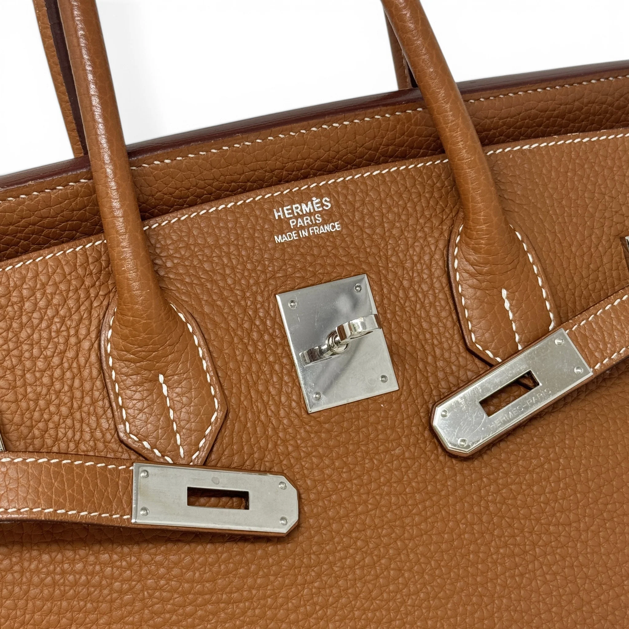 Hermes Gold Togo Birkin 35 - Image 12