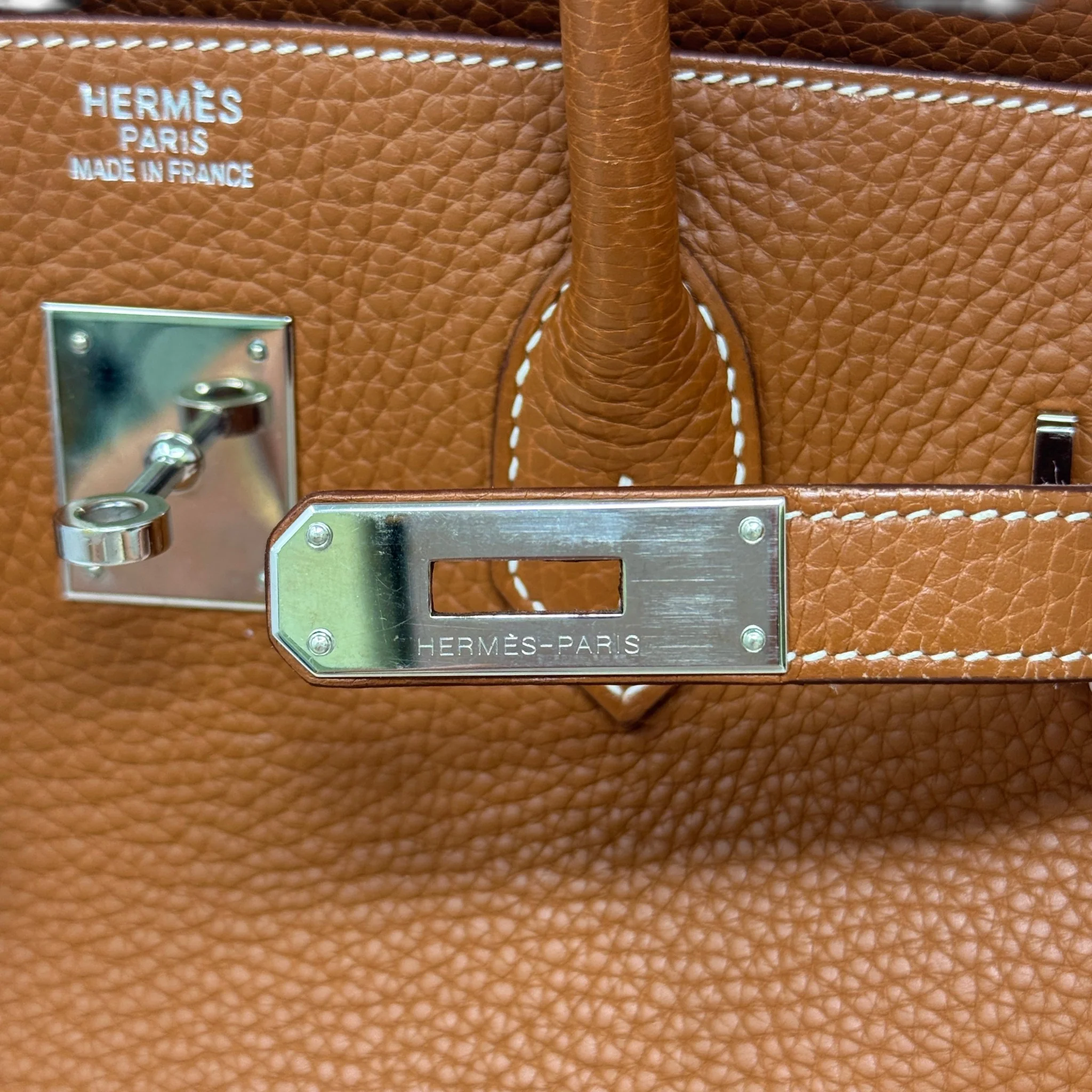 Hermes Gold Togo Birkin 35 - Image 13