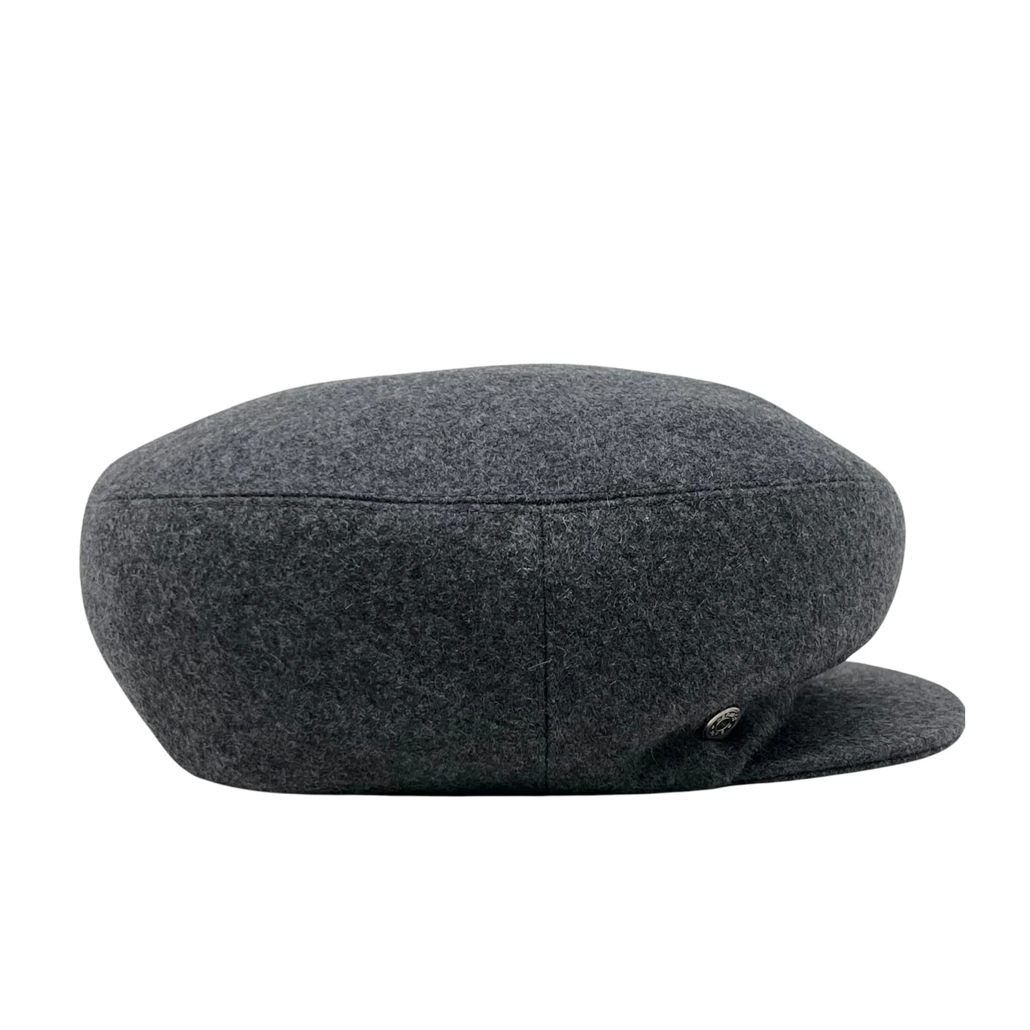 Hermes Grey Cashmere Casquette Femme Paola Cap - Image 3