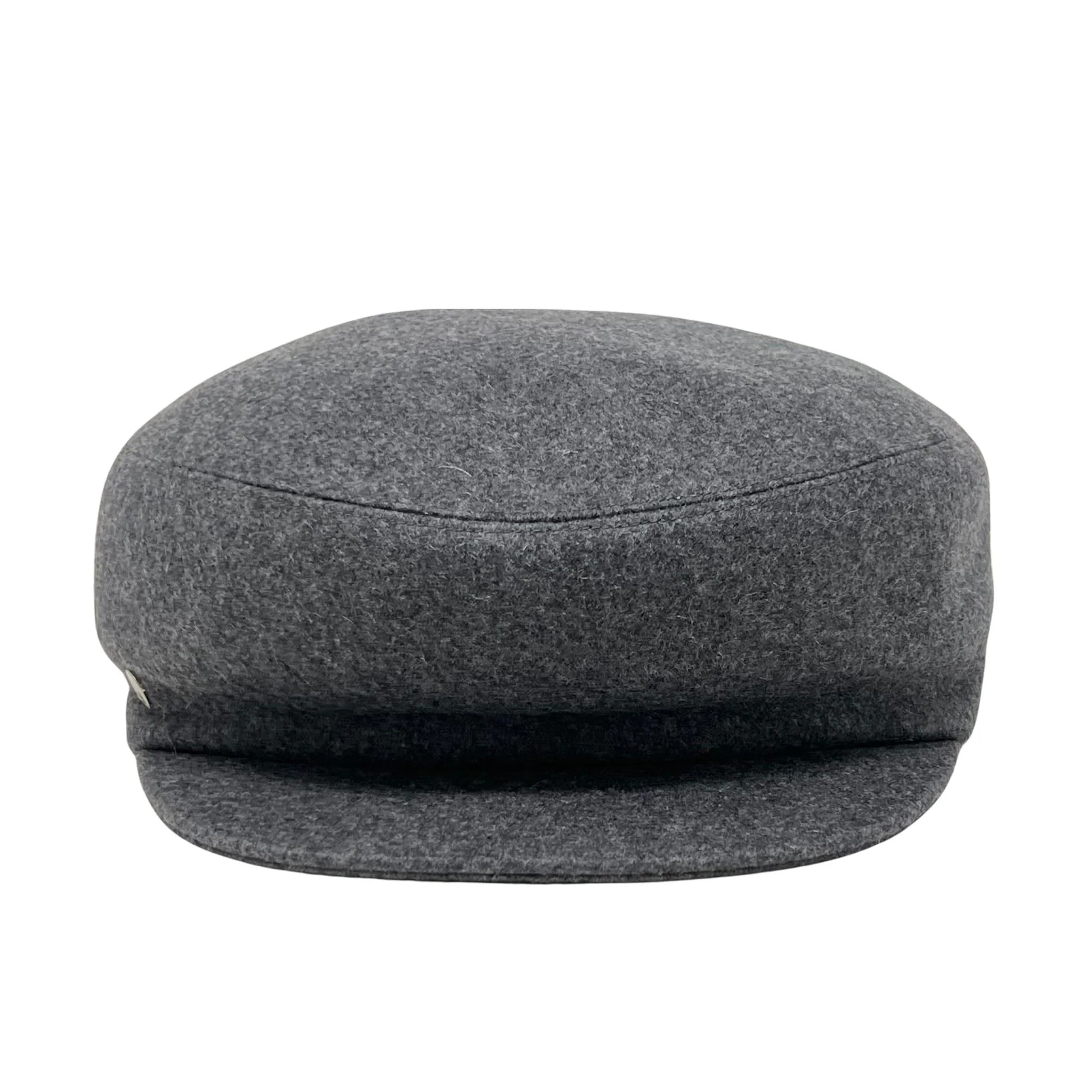 Hermes Grey Cashmere Casquette Femme Paola Cap - Image 4