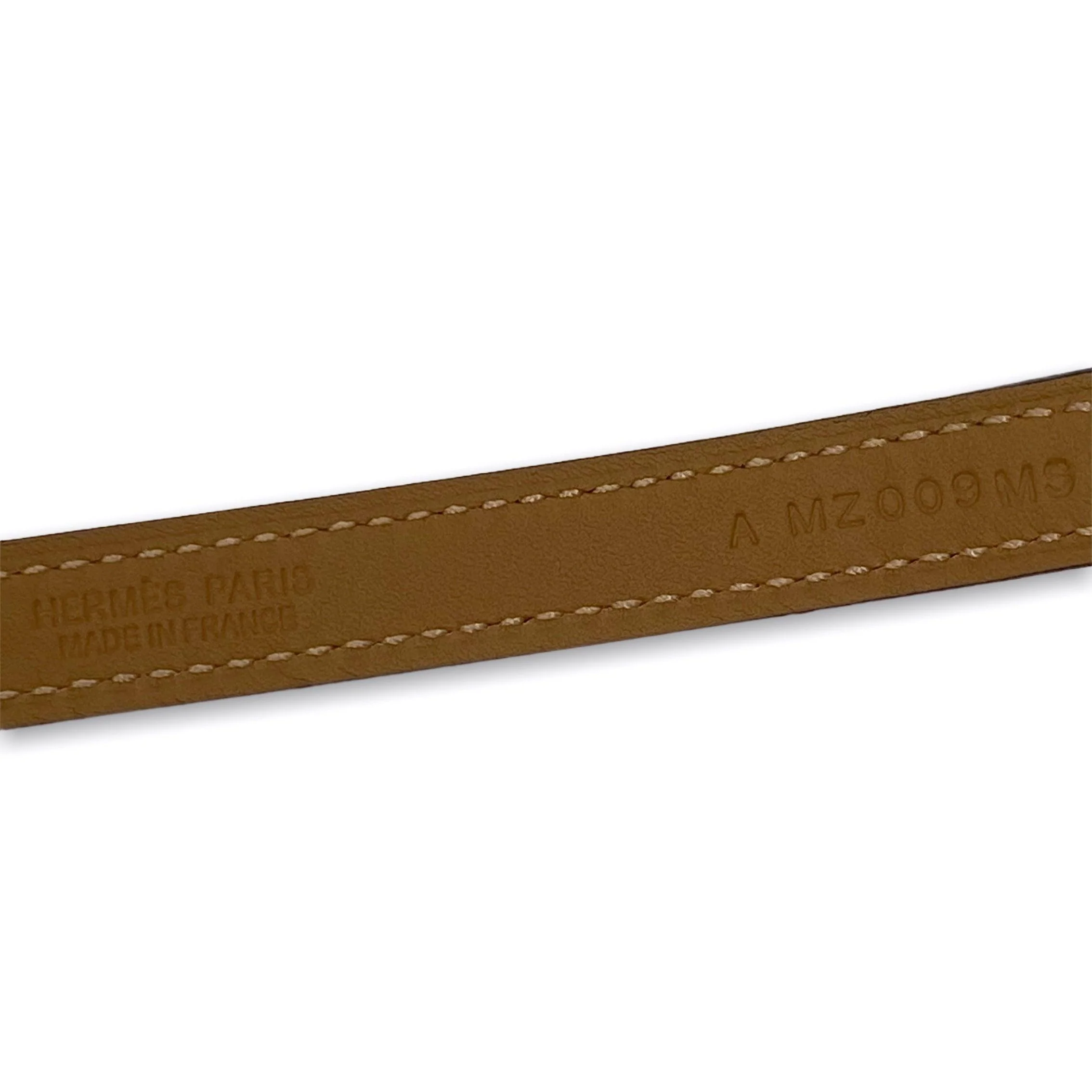 Hermes Gris Asphalt Box Rivale Double Tour Bracelet XS - Image 4