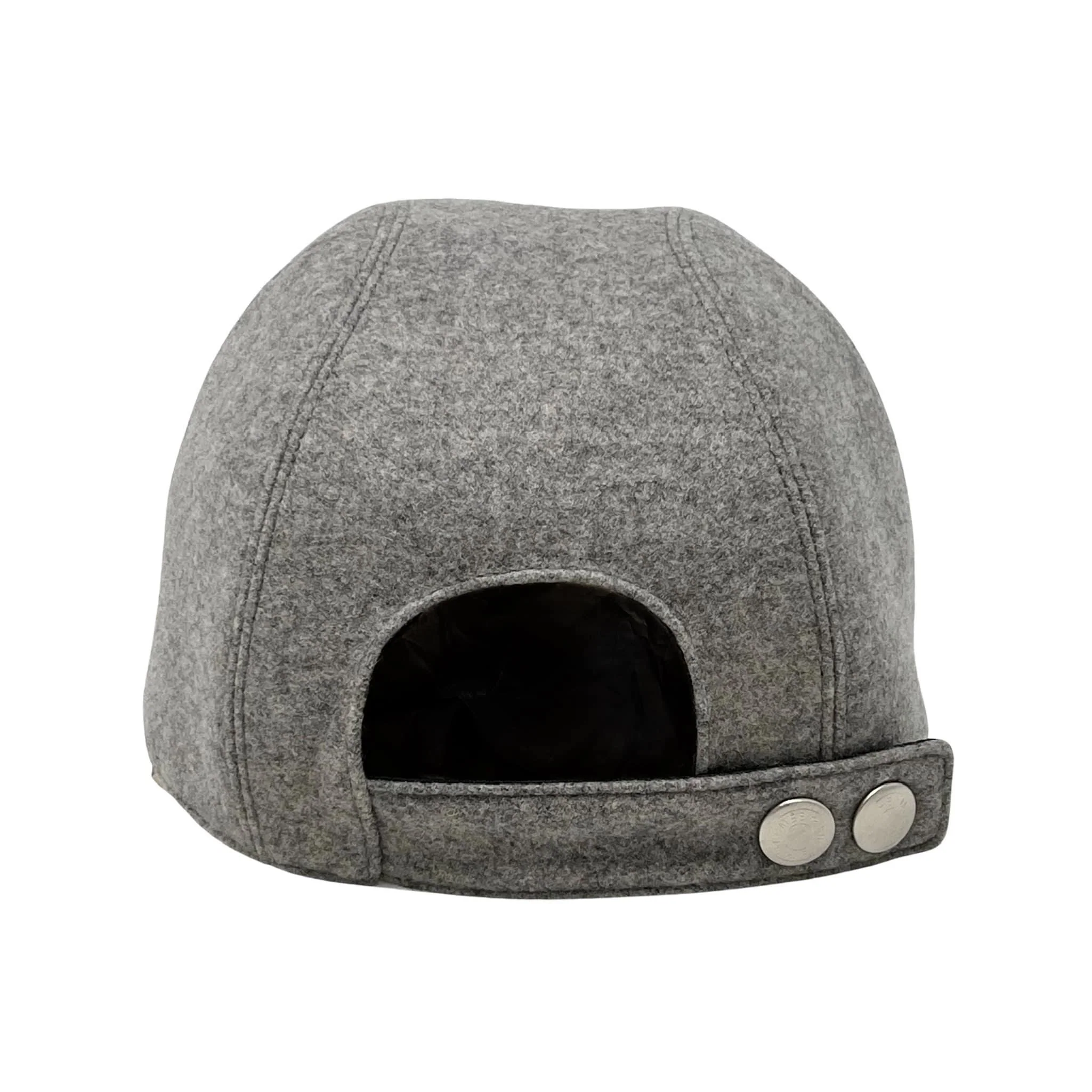 Hermes Gris Cashmere Baseball Hat 57 - Image 5