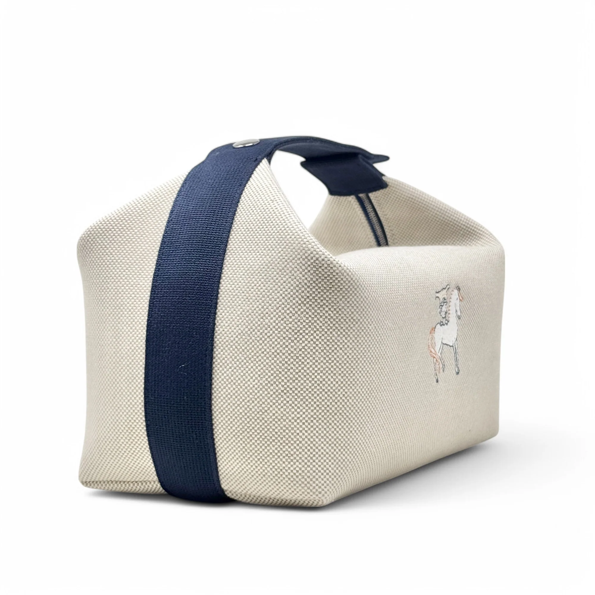 Hermes Gris Perle Large Bride-A-Brac Cabriole Case - Image 4