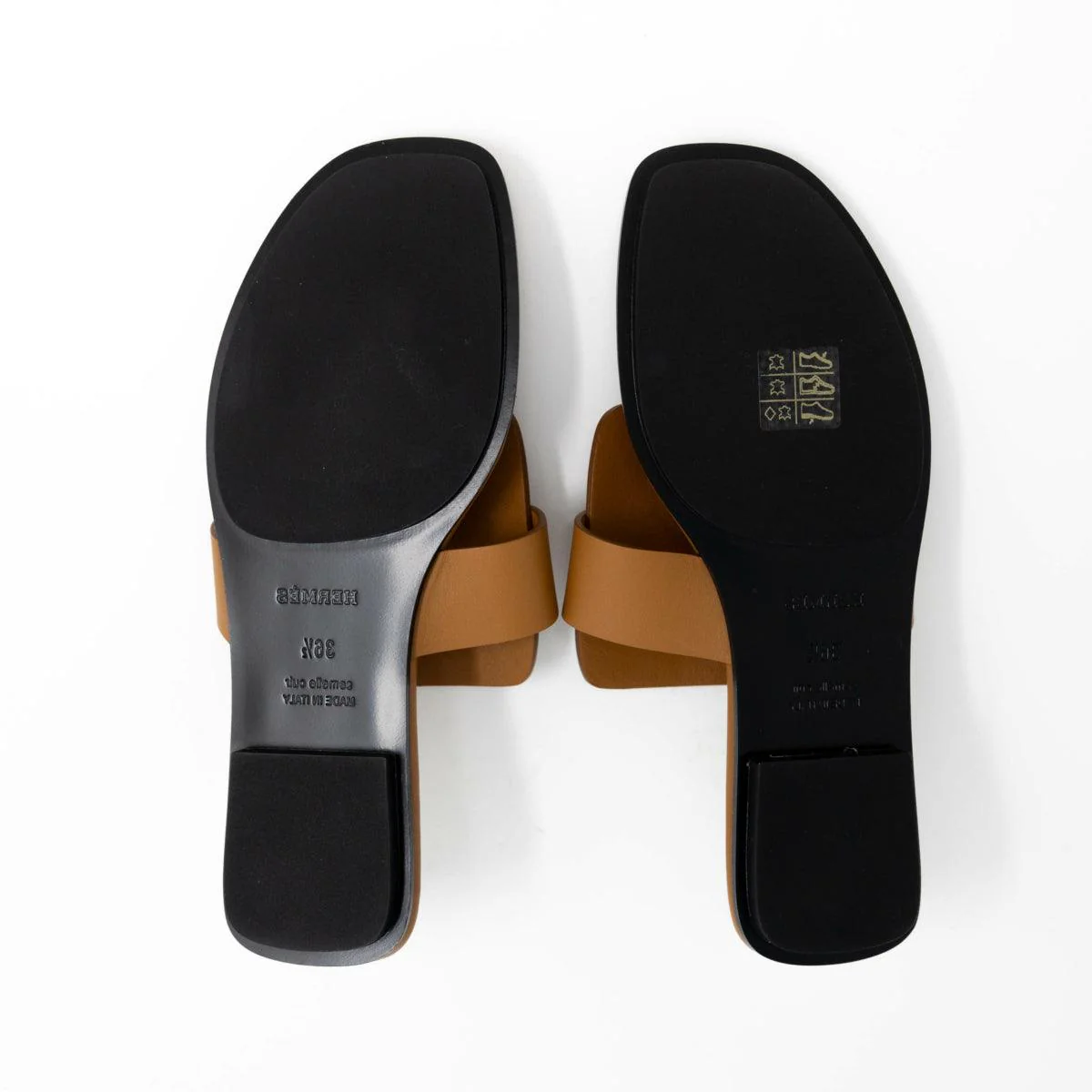 Hermes Naturel Galerie Sandals 36.5 - Image 10
