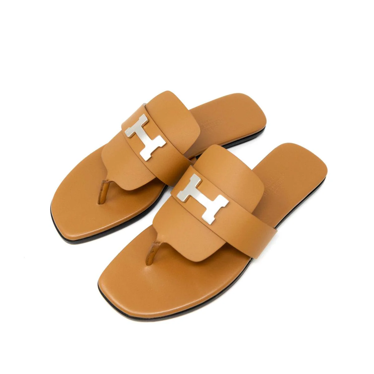 Hermes Naturel Galerie Sandals 36.5 - Image 2