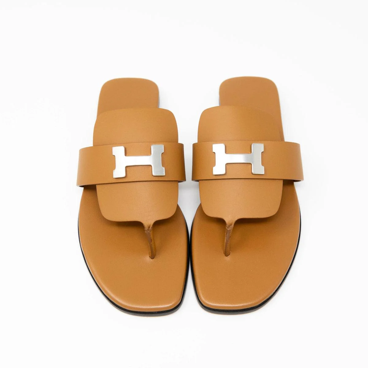Hermes Naturel Galerie Sandals 36.5 - Image 3