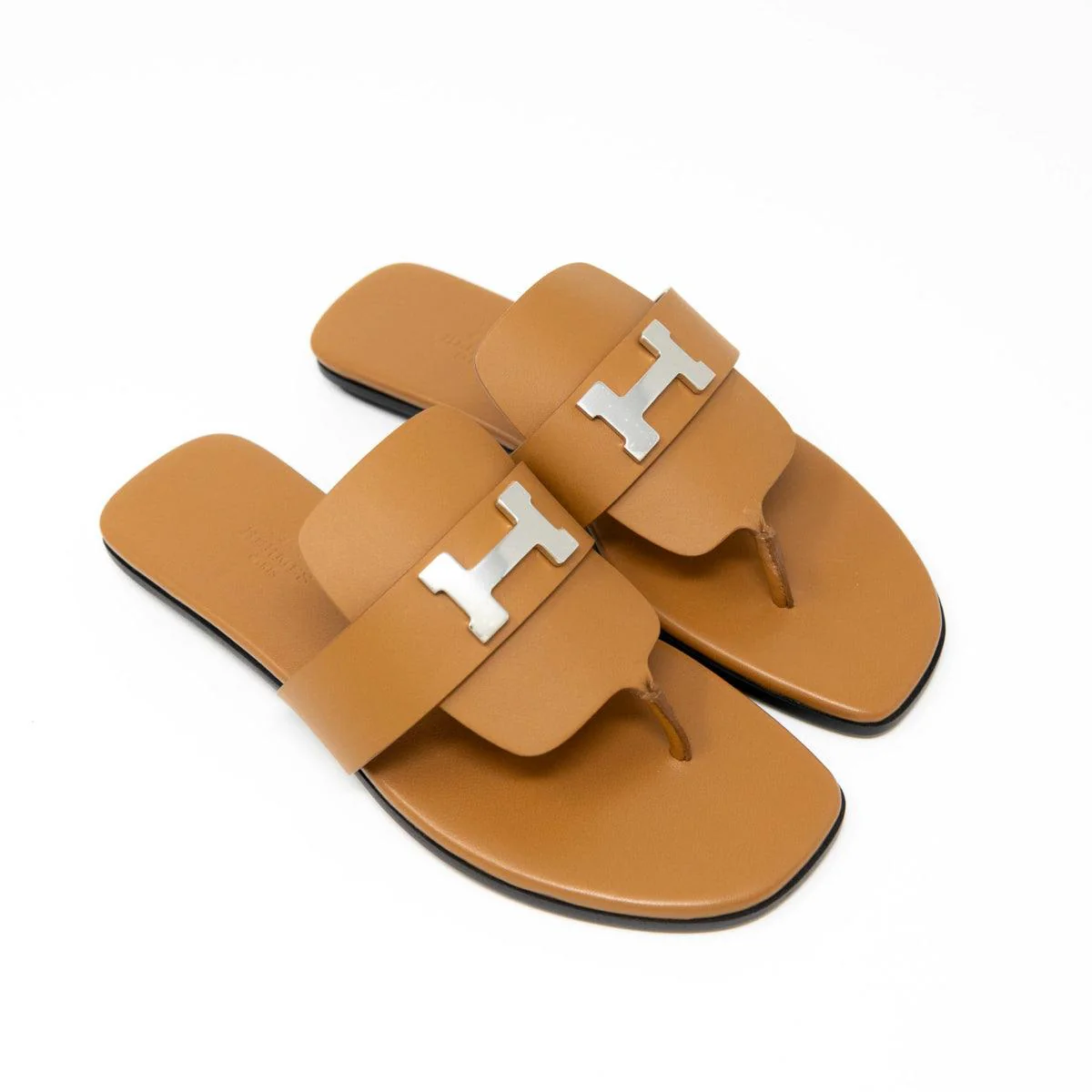 Hermes Naturel Galerie Sandals 36.5 - Image 4