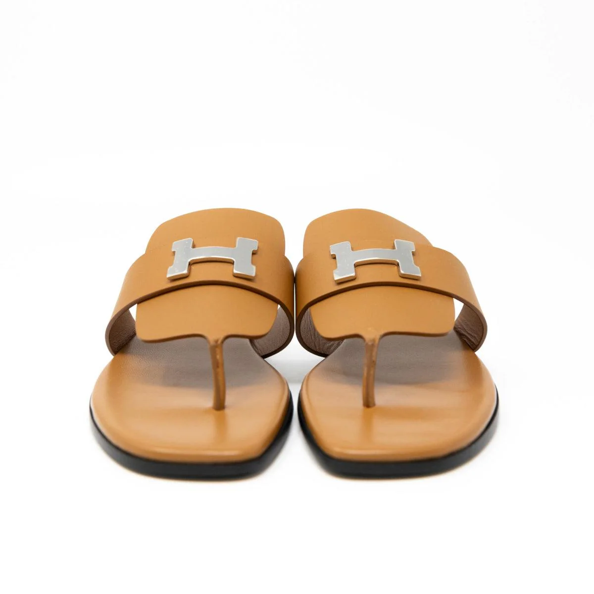 Hermes Naturel Galerie Sandals 36.5 - Image 5