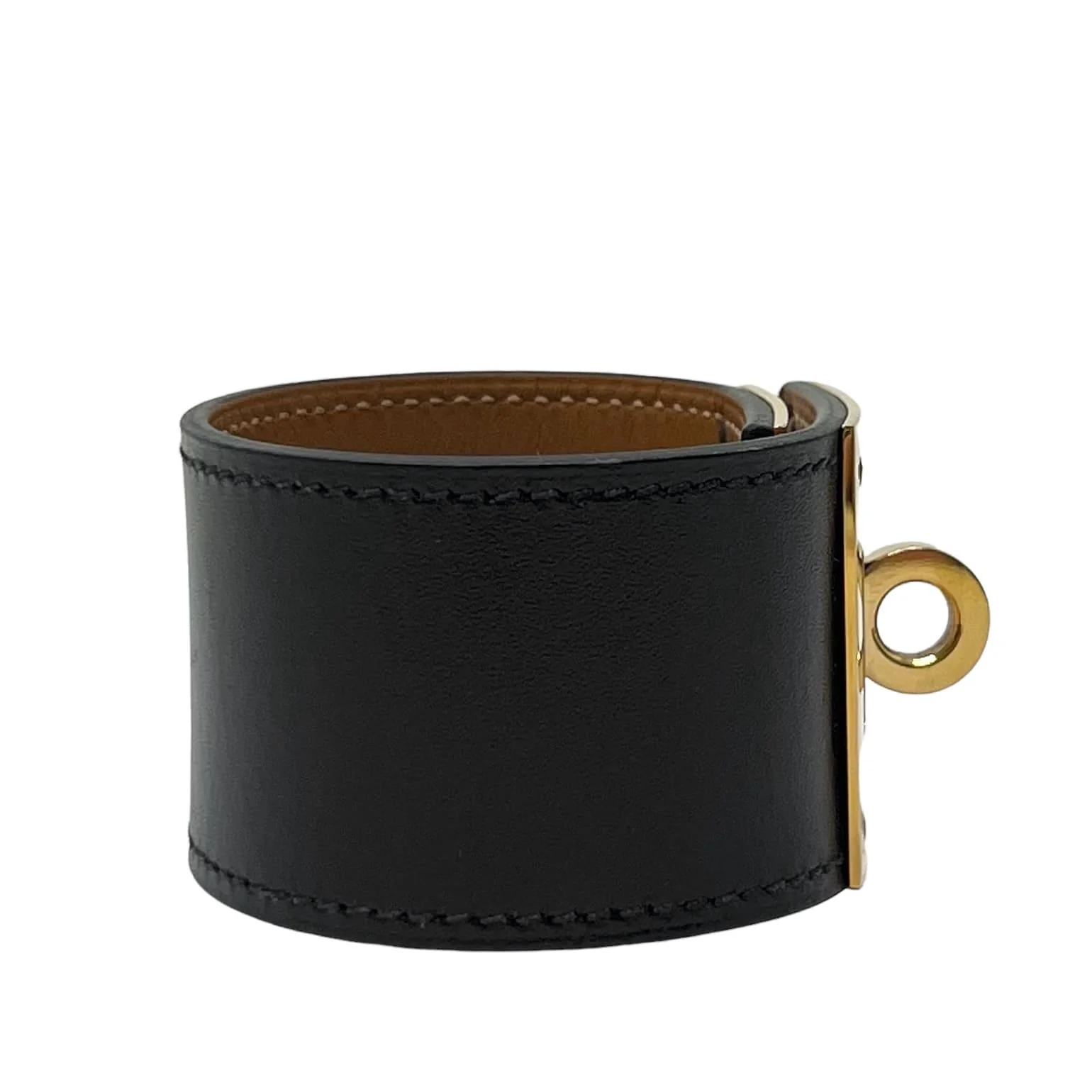 Hermes Noir Box Kelly Dog Bracelet T2 - Image 5