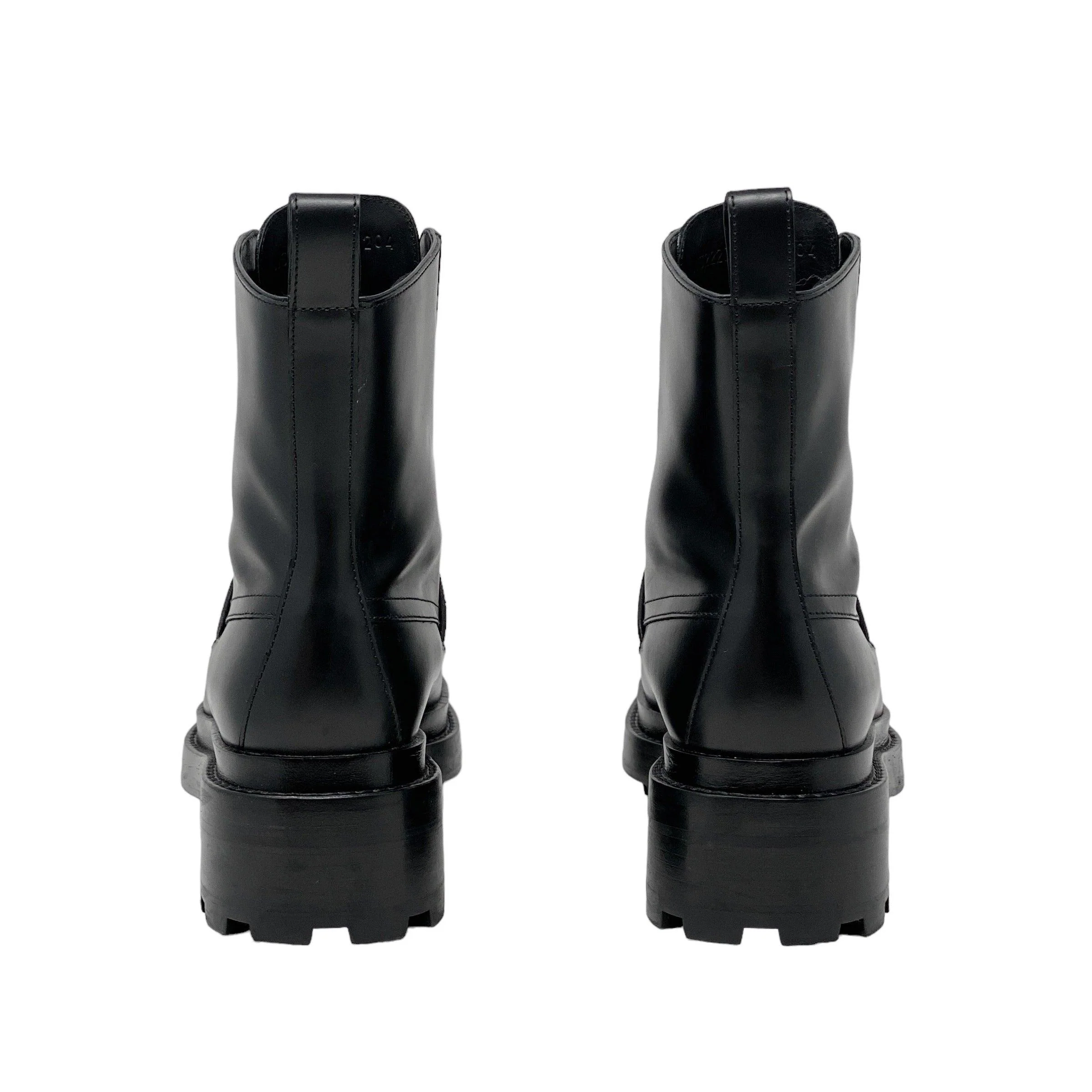 Hermes Noir Funk Ankle Boots 35 - Image 4