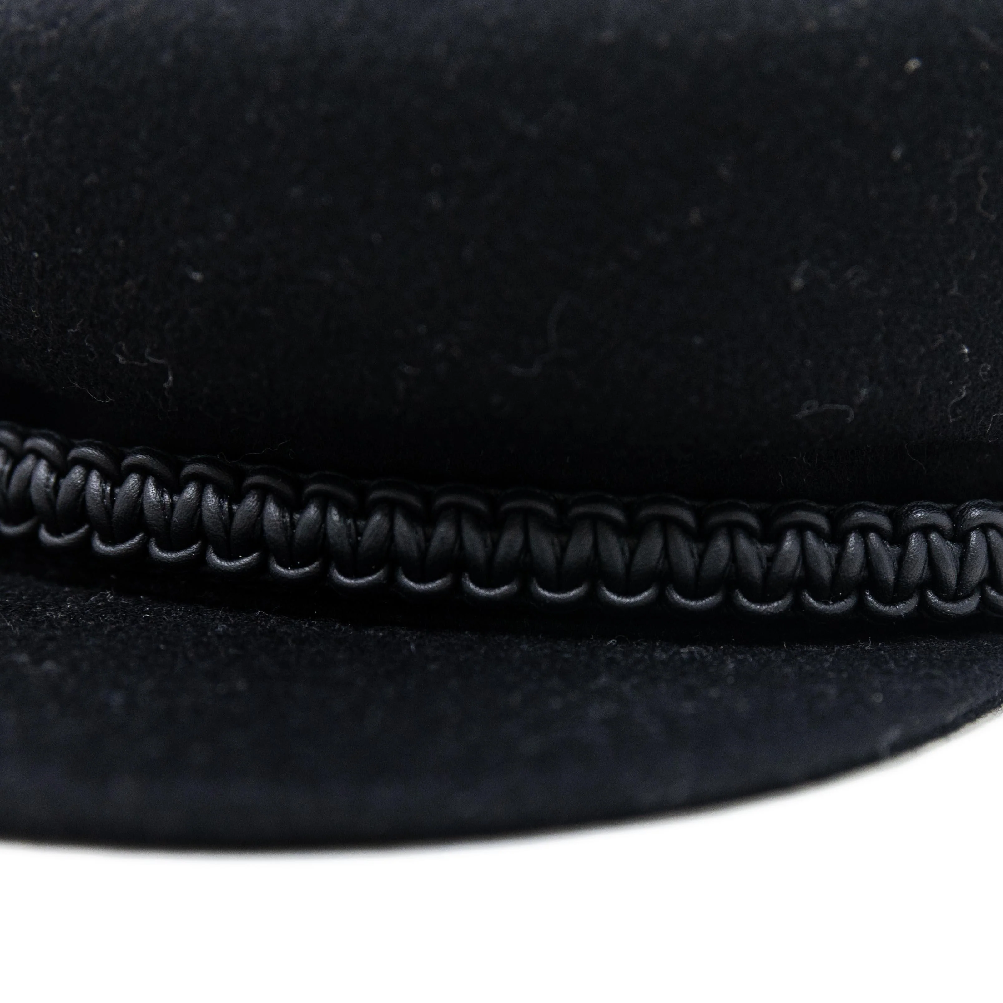 Hermes Noir Casquette Deauville Cap 57 - Image 4