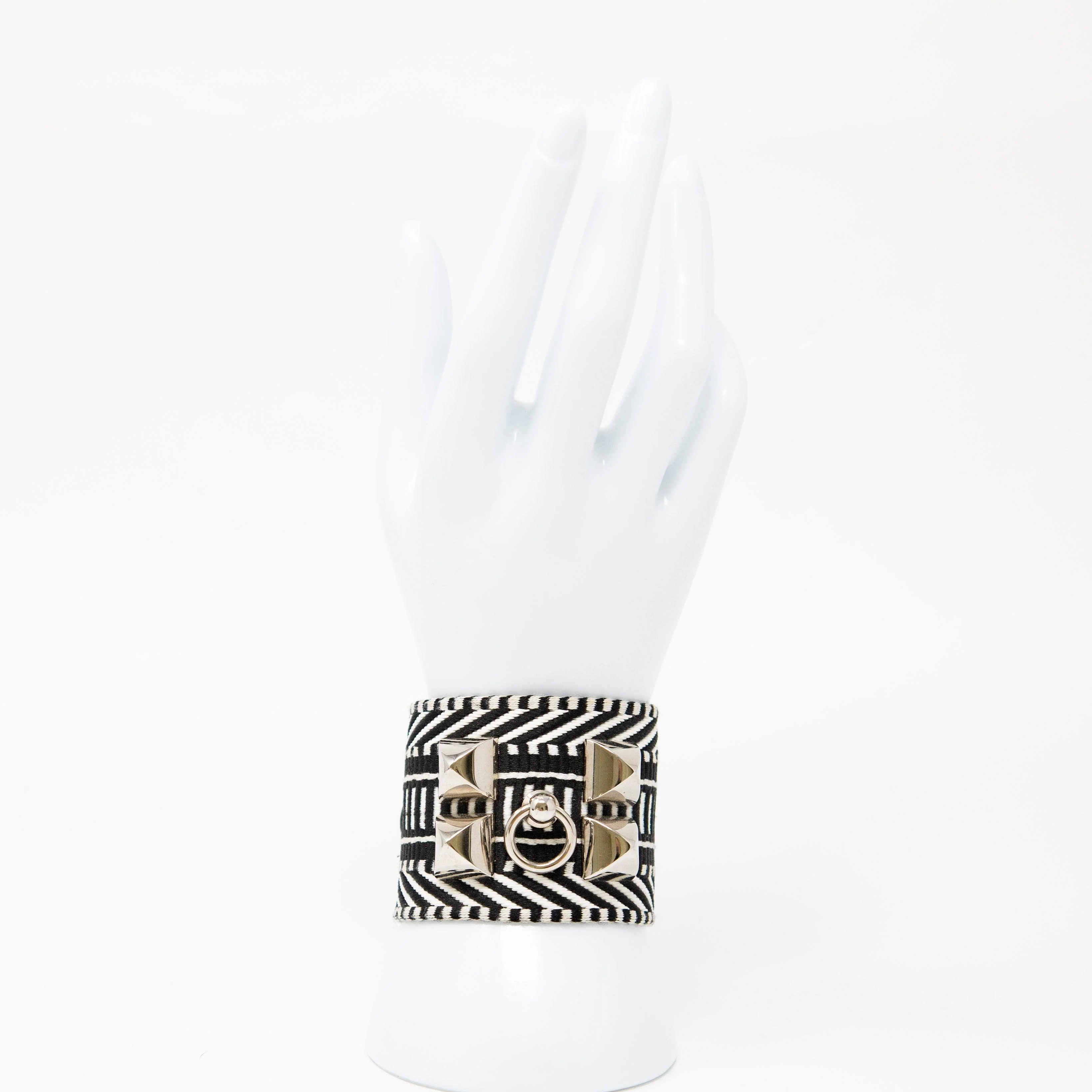 Hermes Noir Cavale Collier De Chien Bracelet T2 - Image 2
